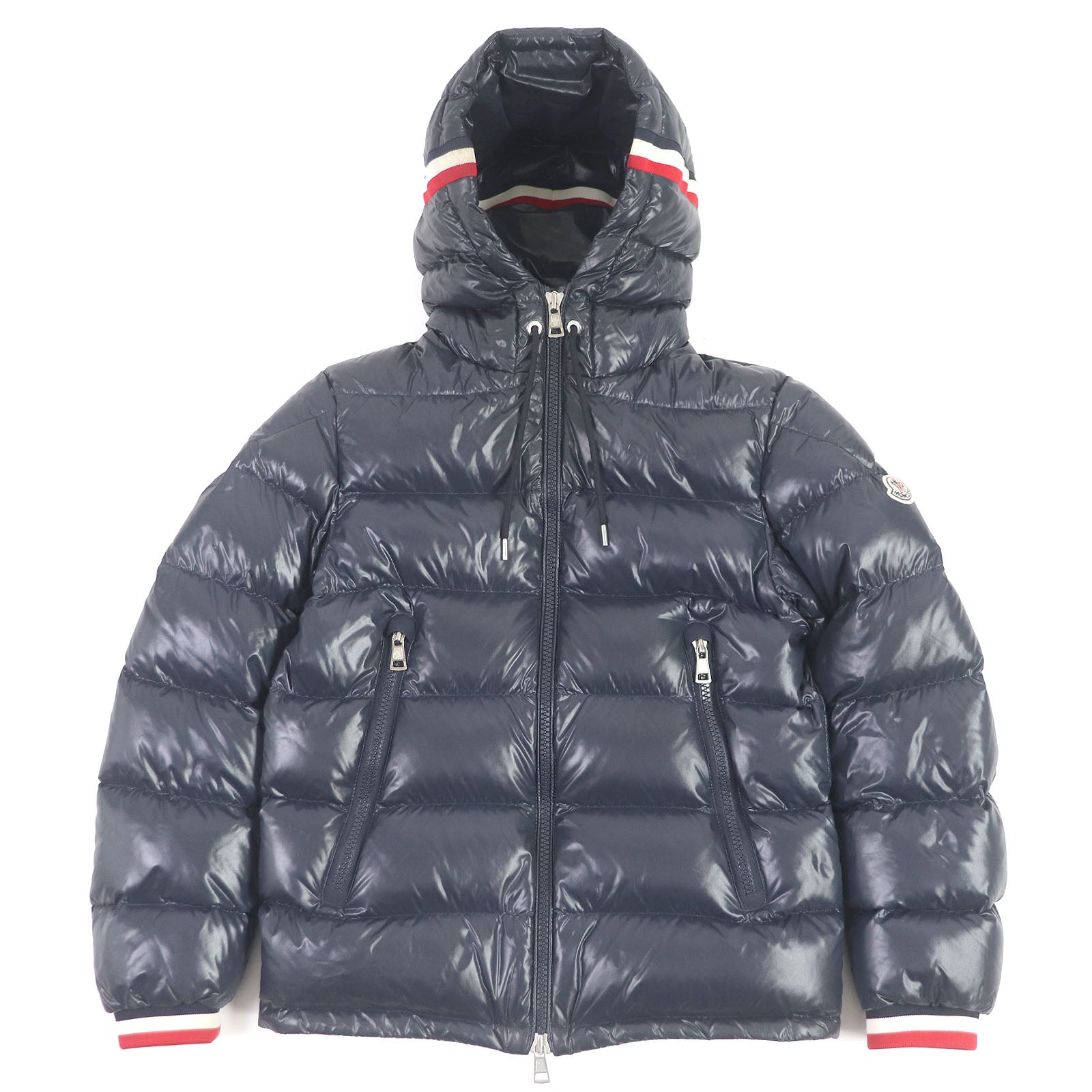 Moncler ALBERIC Nylon Down Jacket Navy