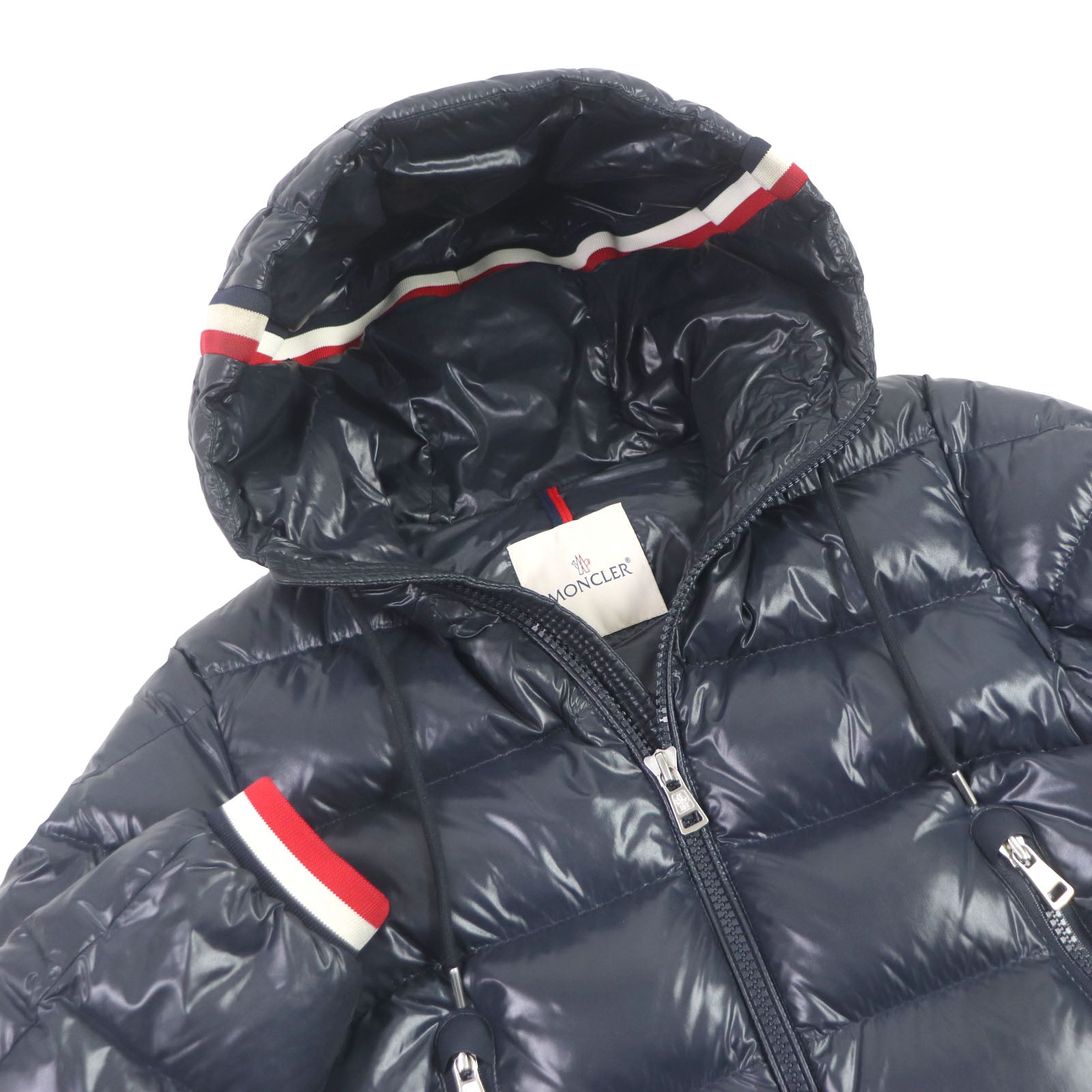 Moncler ALBERIC Nylon Down Jacket Navy