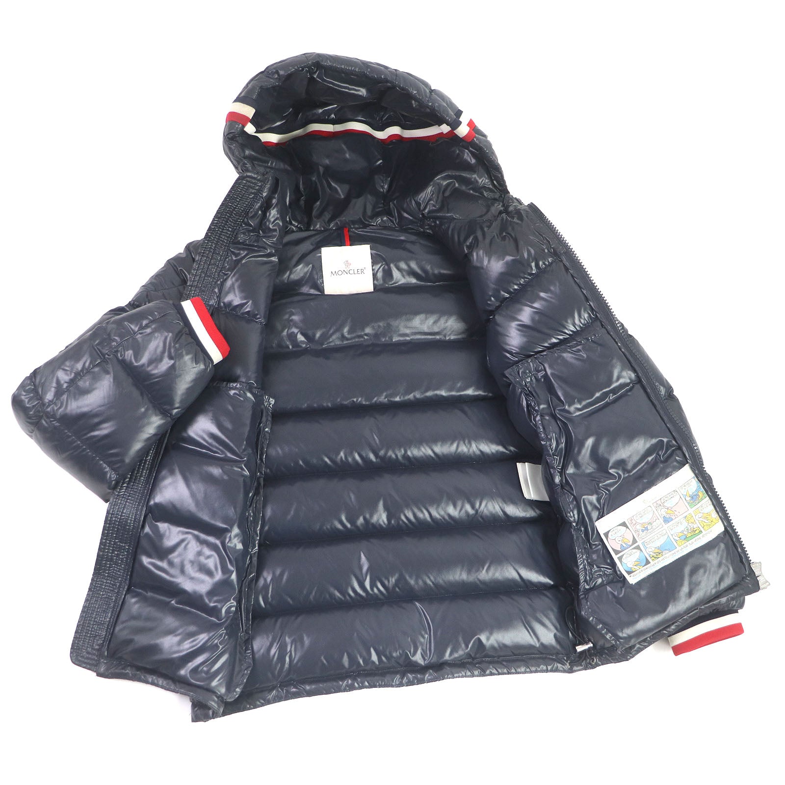 Moncler ALBERIC Nylon Down Jacket Navy