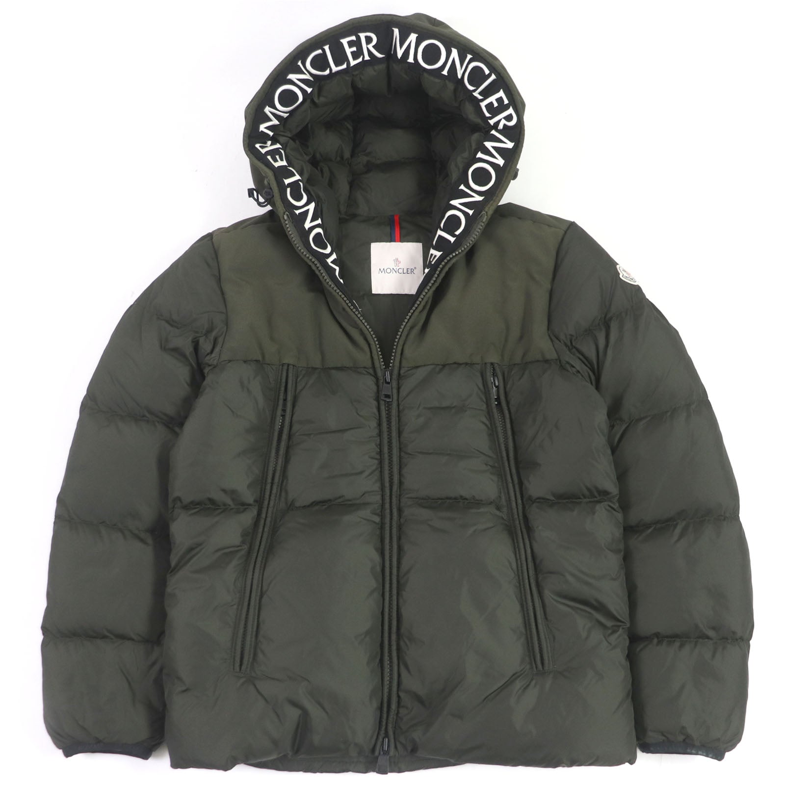 Moncler MONTCLA Nylon Down Jacket Khaki