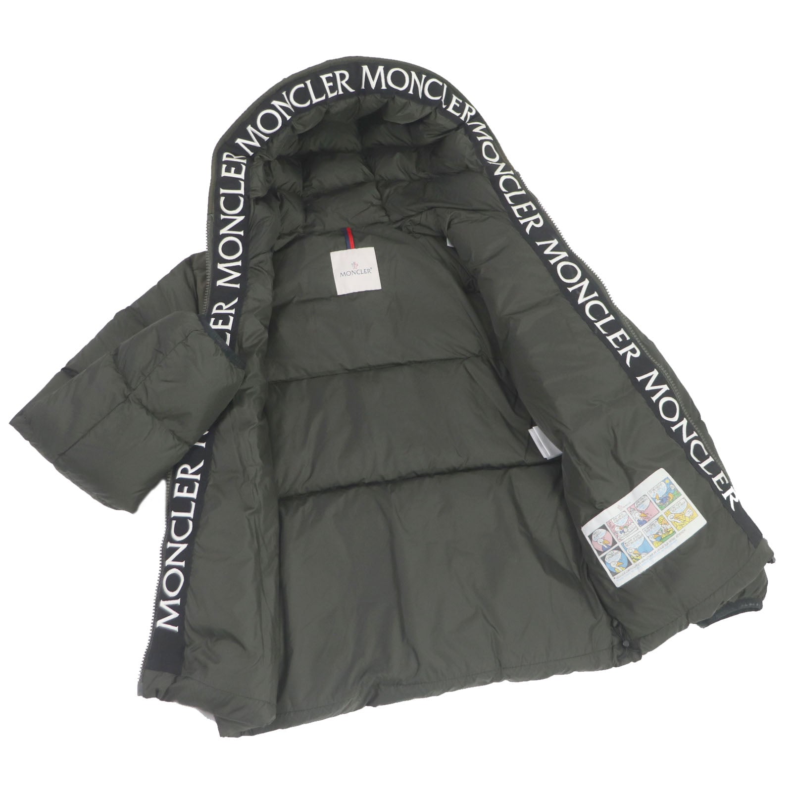 Moncler MONTCLA Nylon Down Jacket Khaki