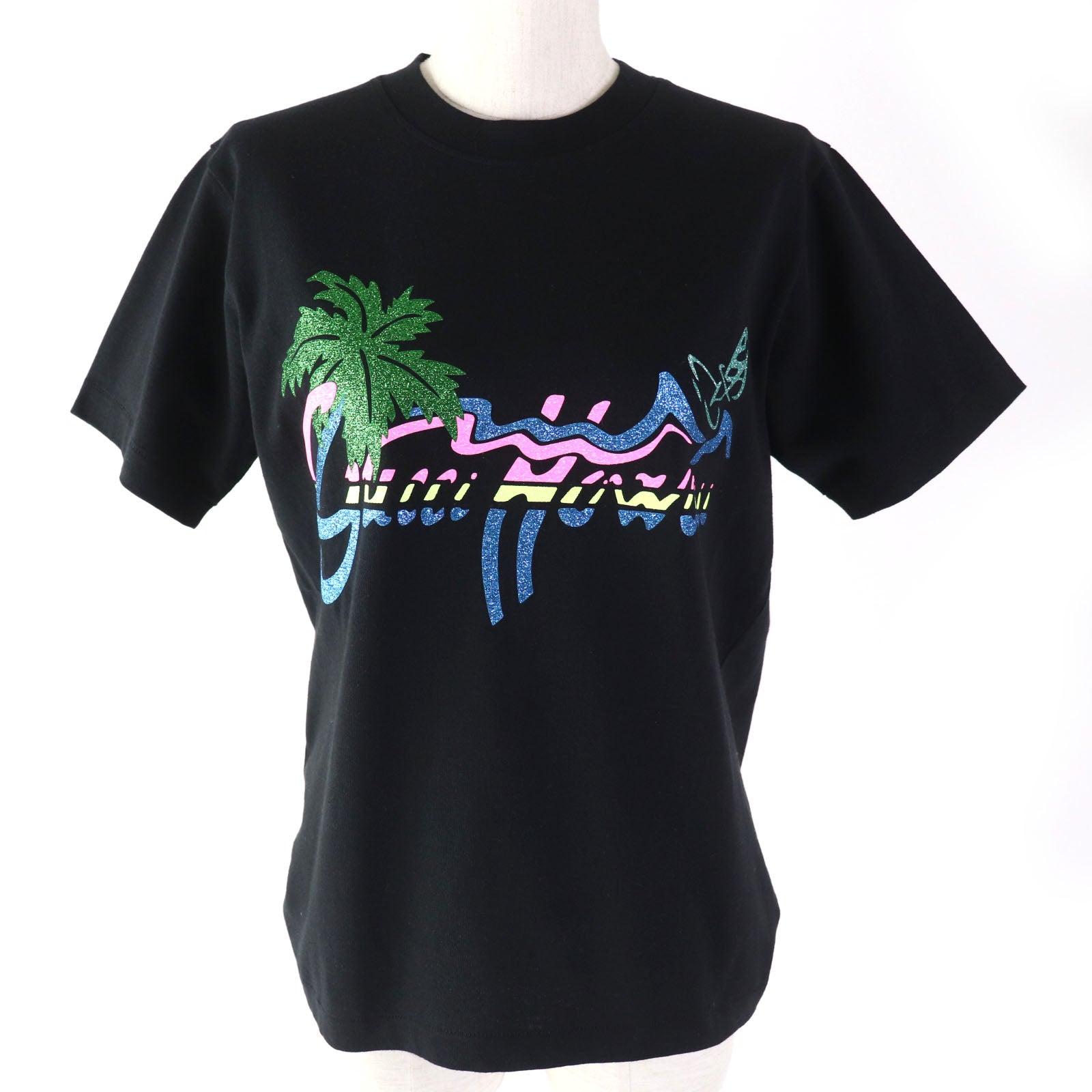 Gucci HAWAII Glitter Print T-shirt XS