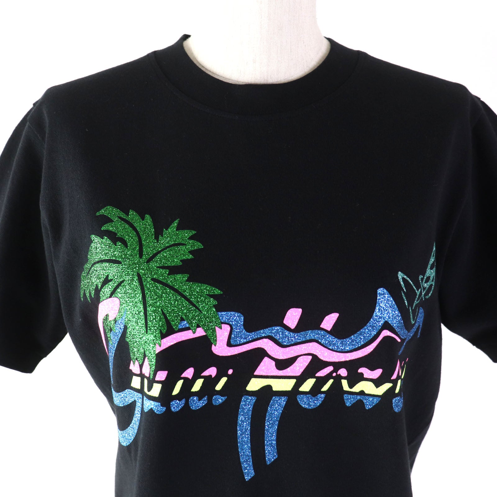 Gucci HAWAII Glitter Print T-shirt XS