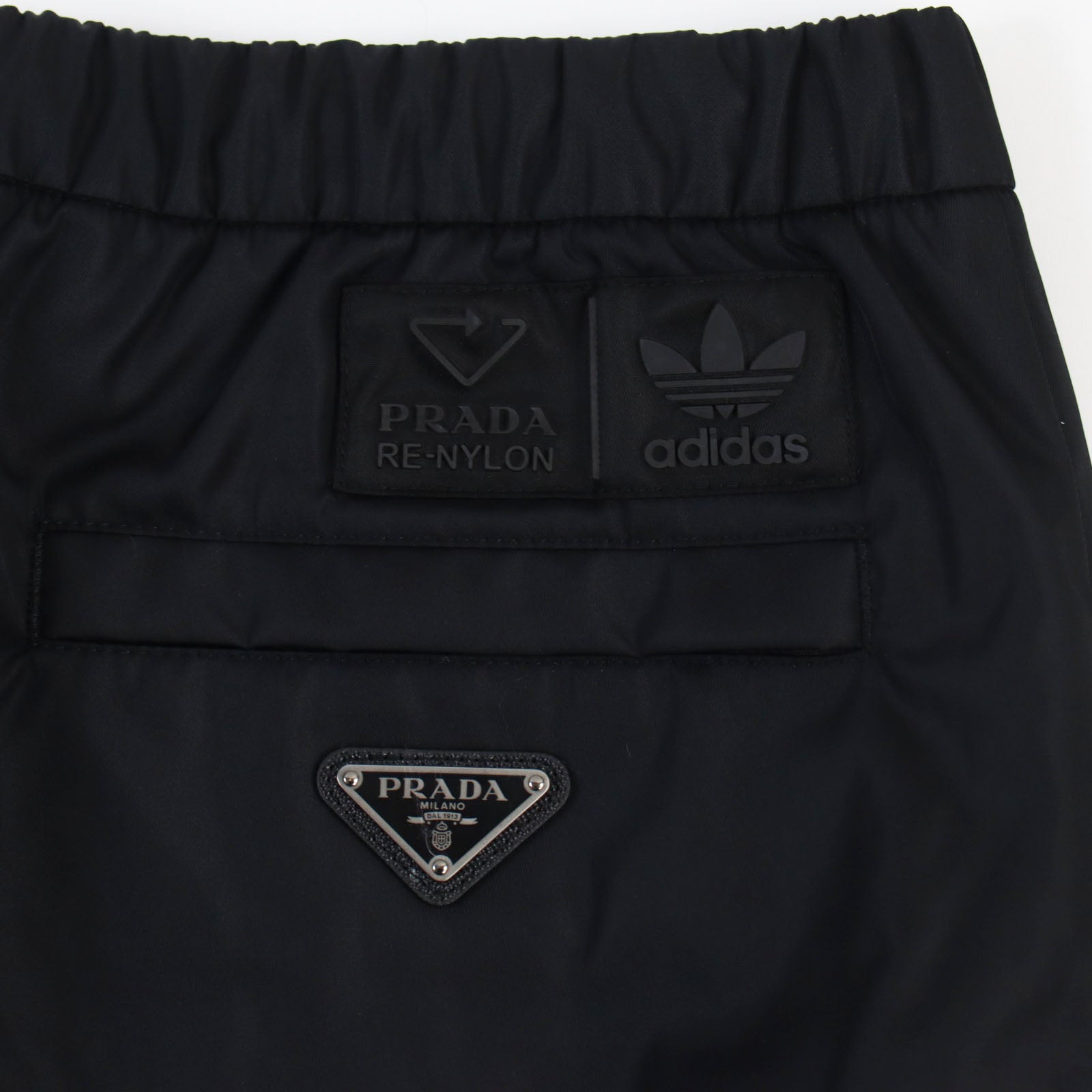 Prada Re Bylon Track Pants Black M