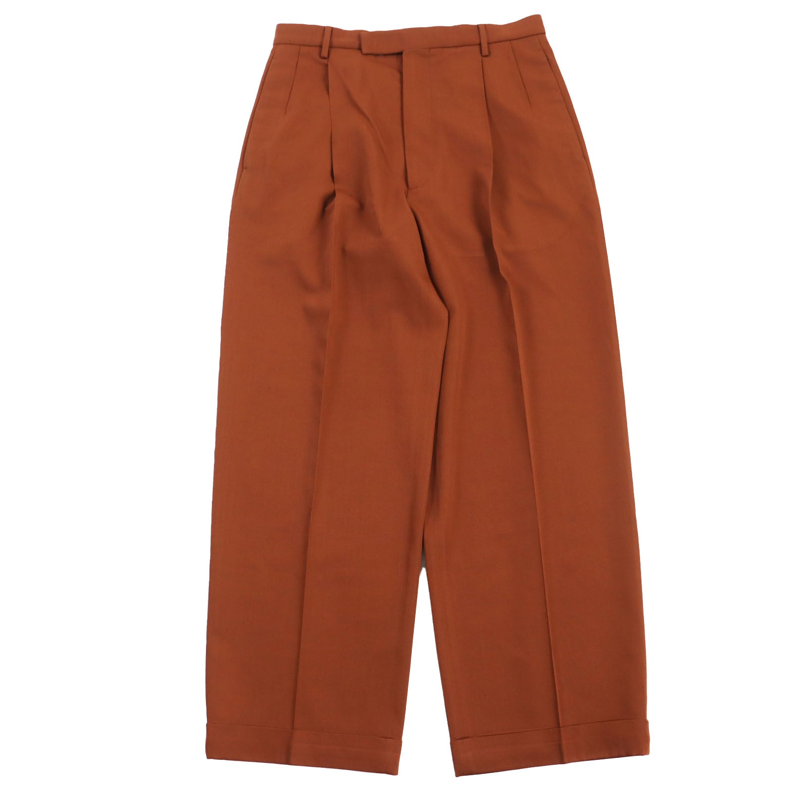 Gucci Wool Trousers with Logo Brown 44