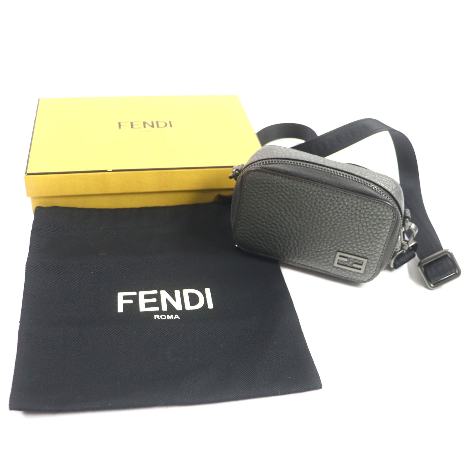 Fendi Leather Mini Camera Bag 7M0344