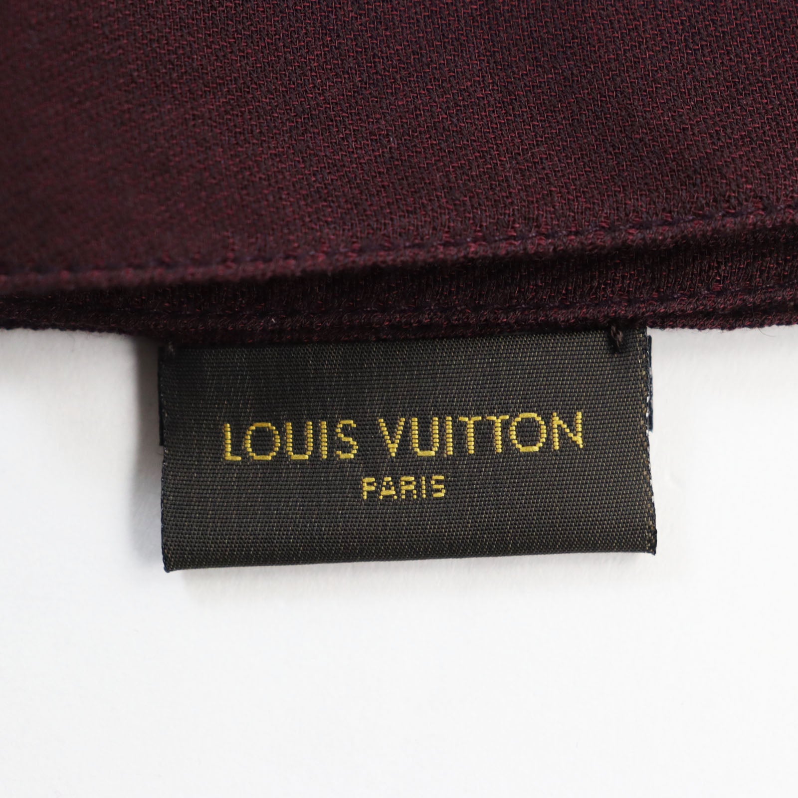 Louis Vuitton Check Logo Fringe Scarf M75349