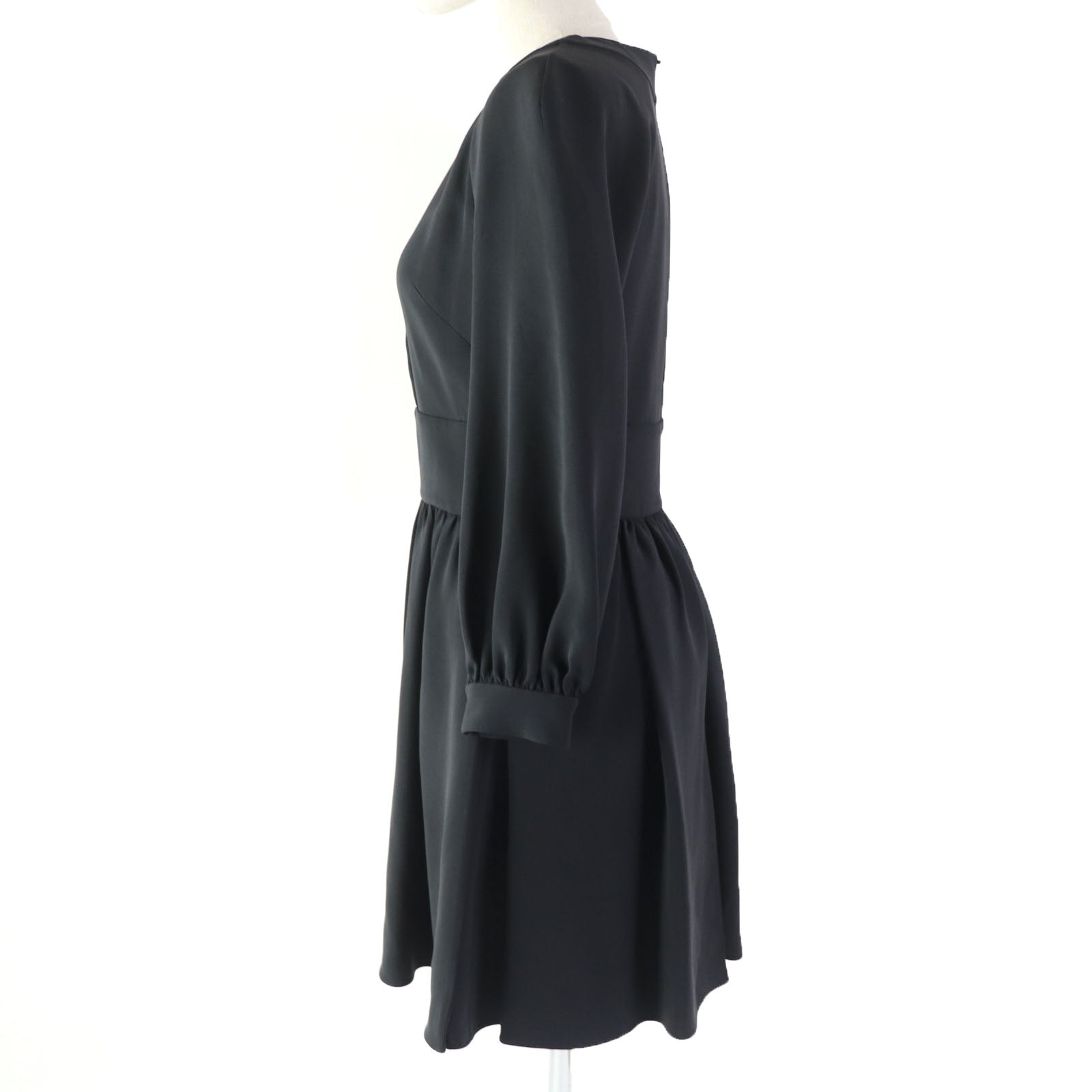 Dior Silk Cut-out Dress Black 40 Women