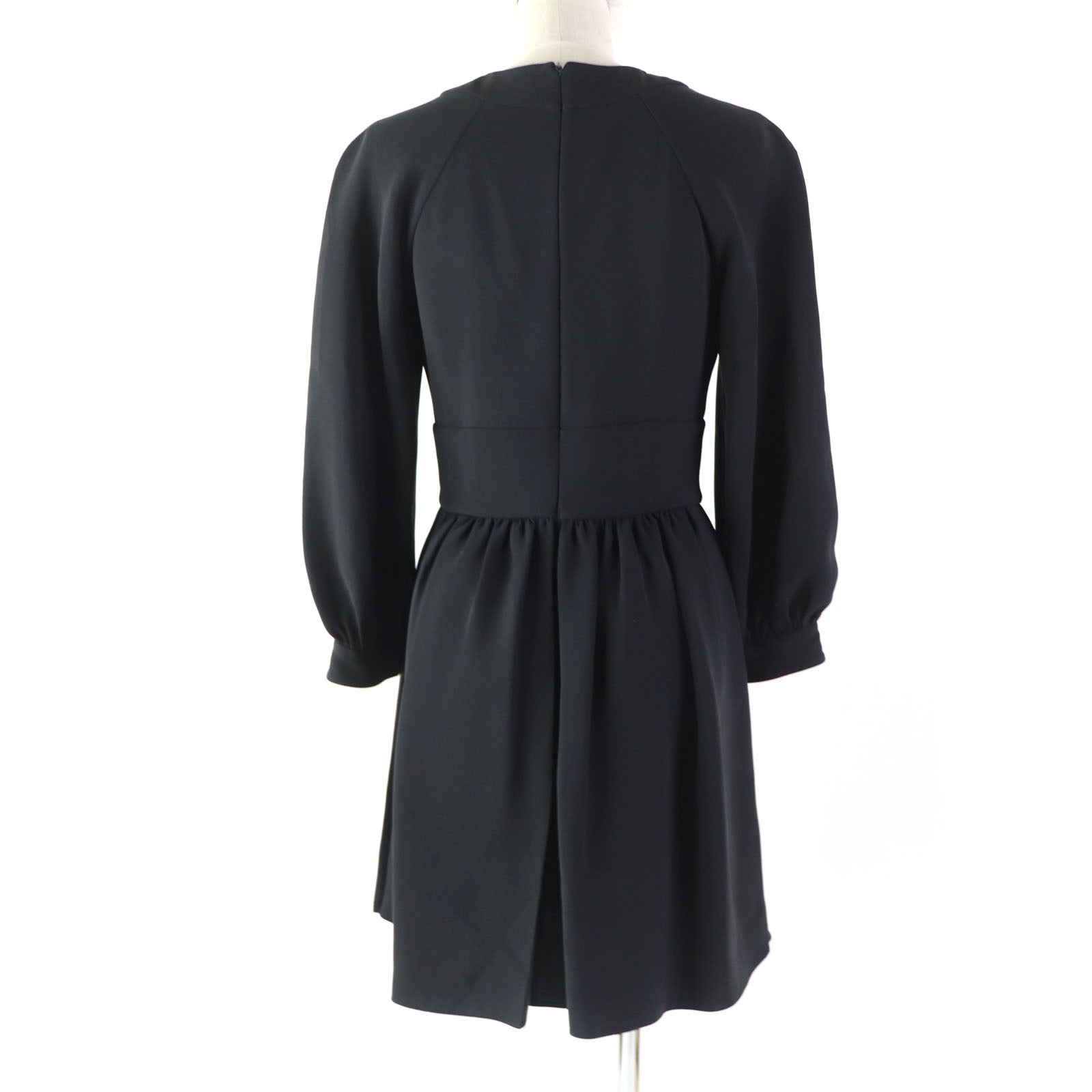 Dior Silk Cut-out Dress Black 40 Women