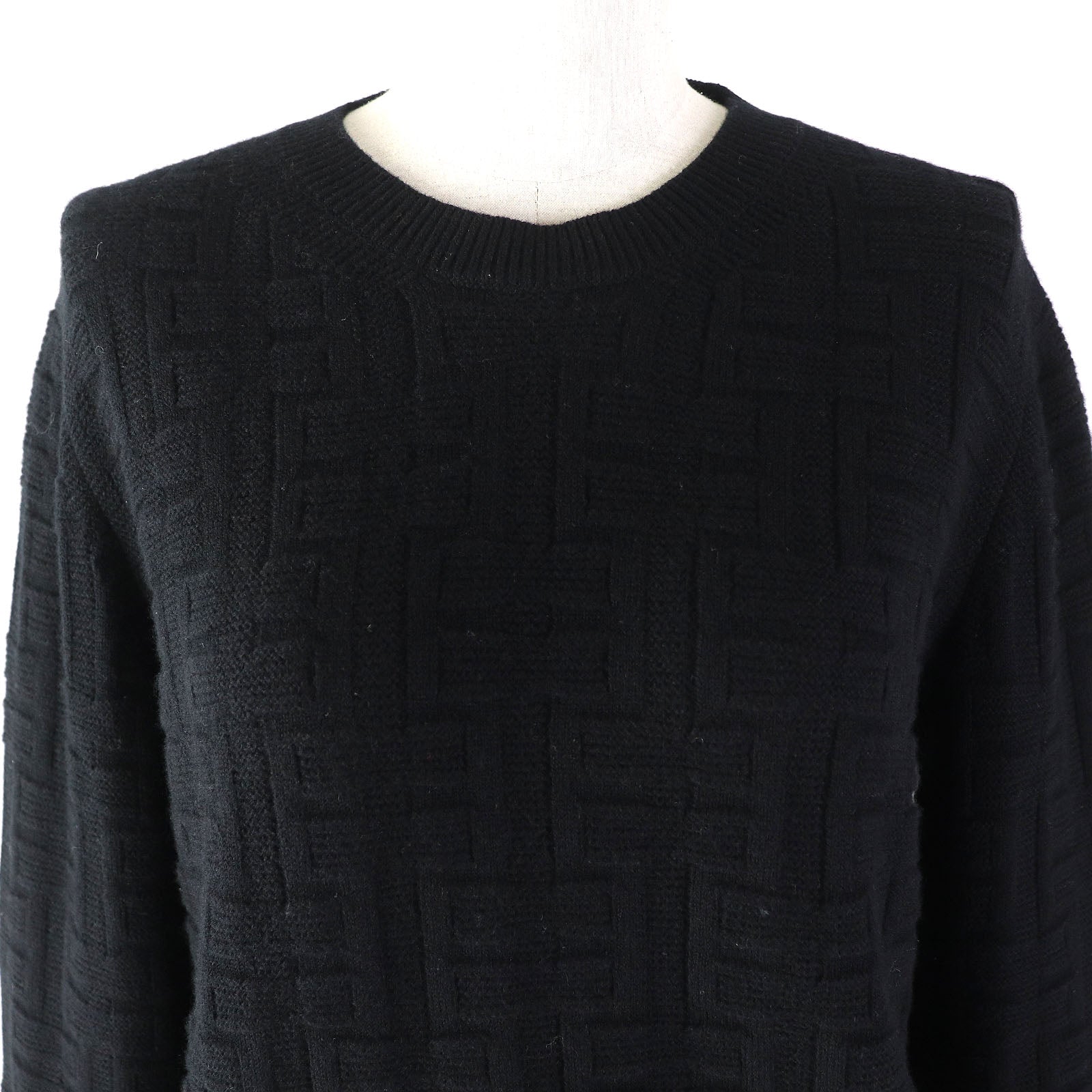 Hermes Virgin Wool Loungewear Knit Black 42