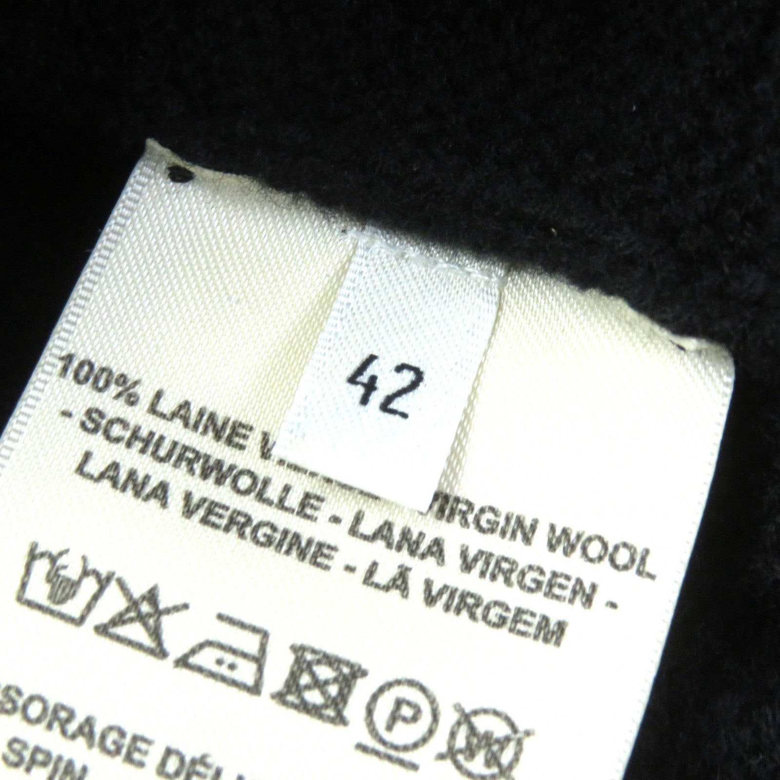 Hermes Virgin Wool Loungewear Knit Black 42