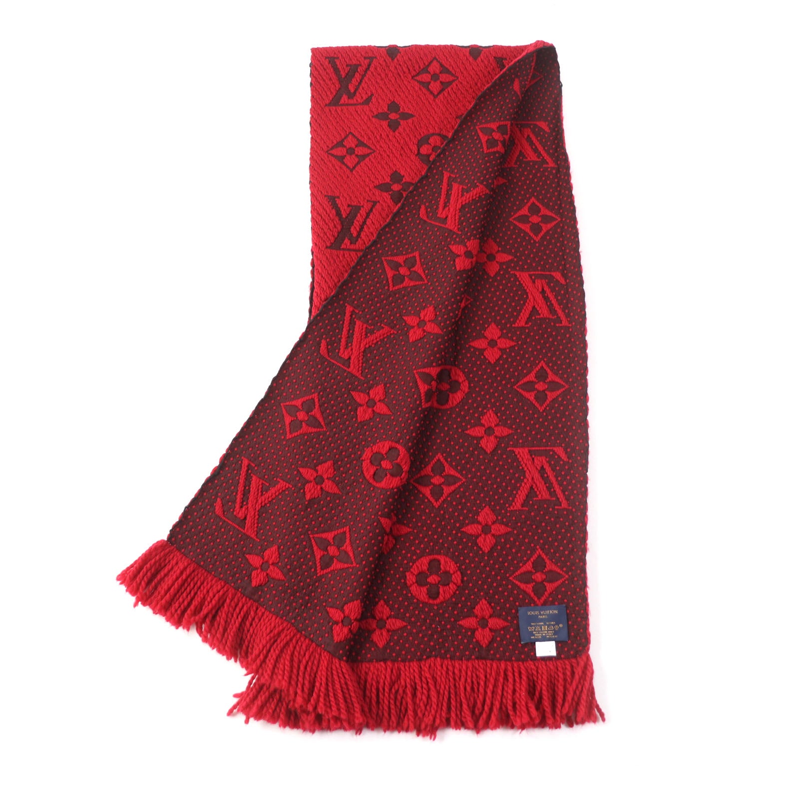 Louis Vuitton Wool Silk Monogram Scarf