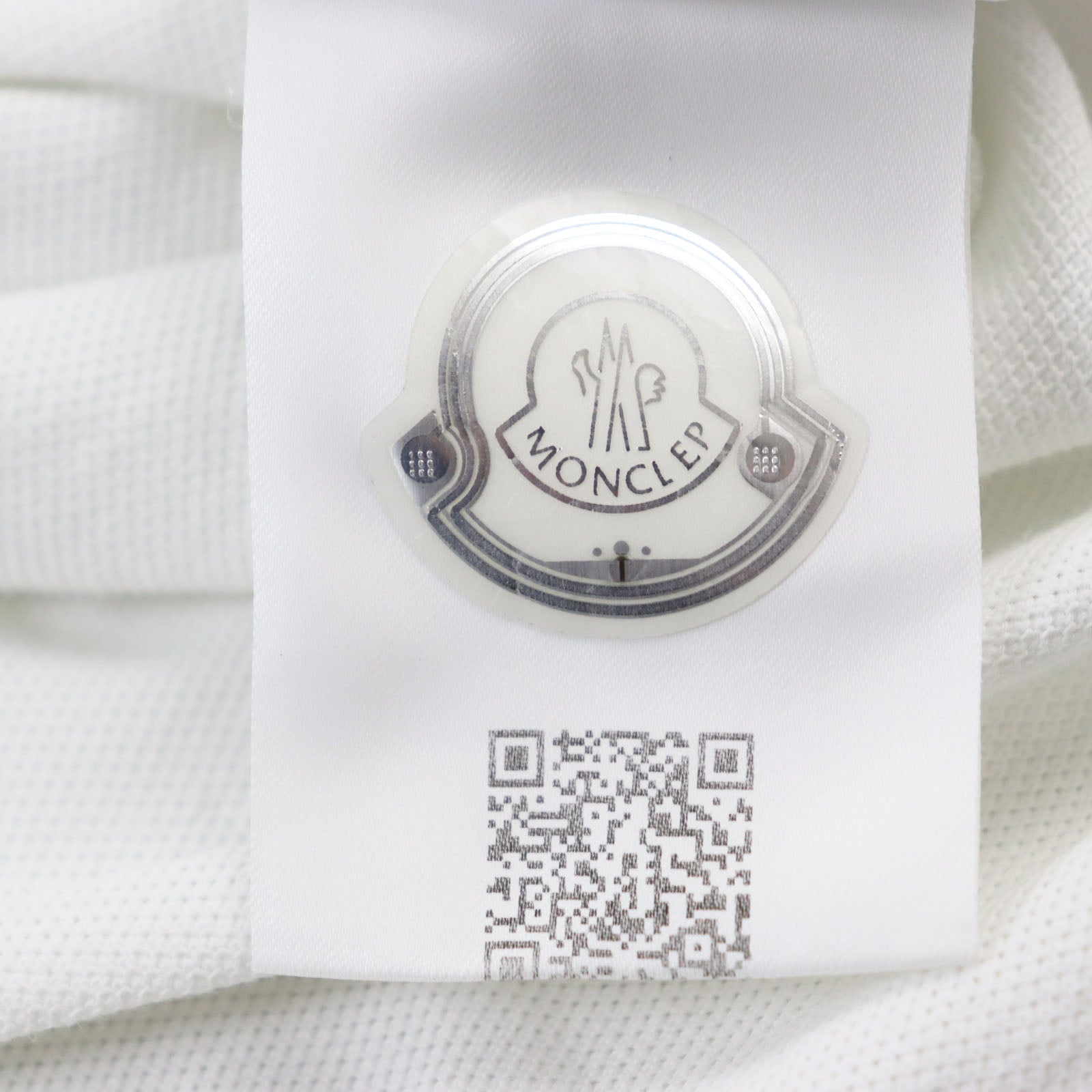 Moncler Cotton Polo Shirt White S