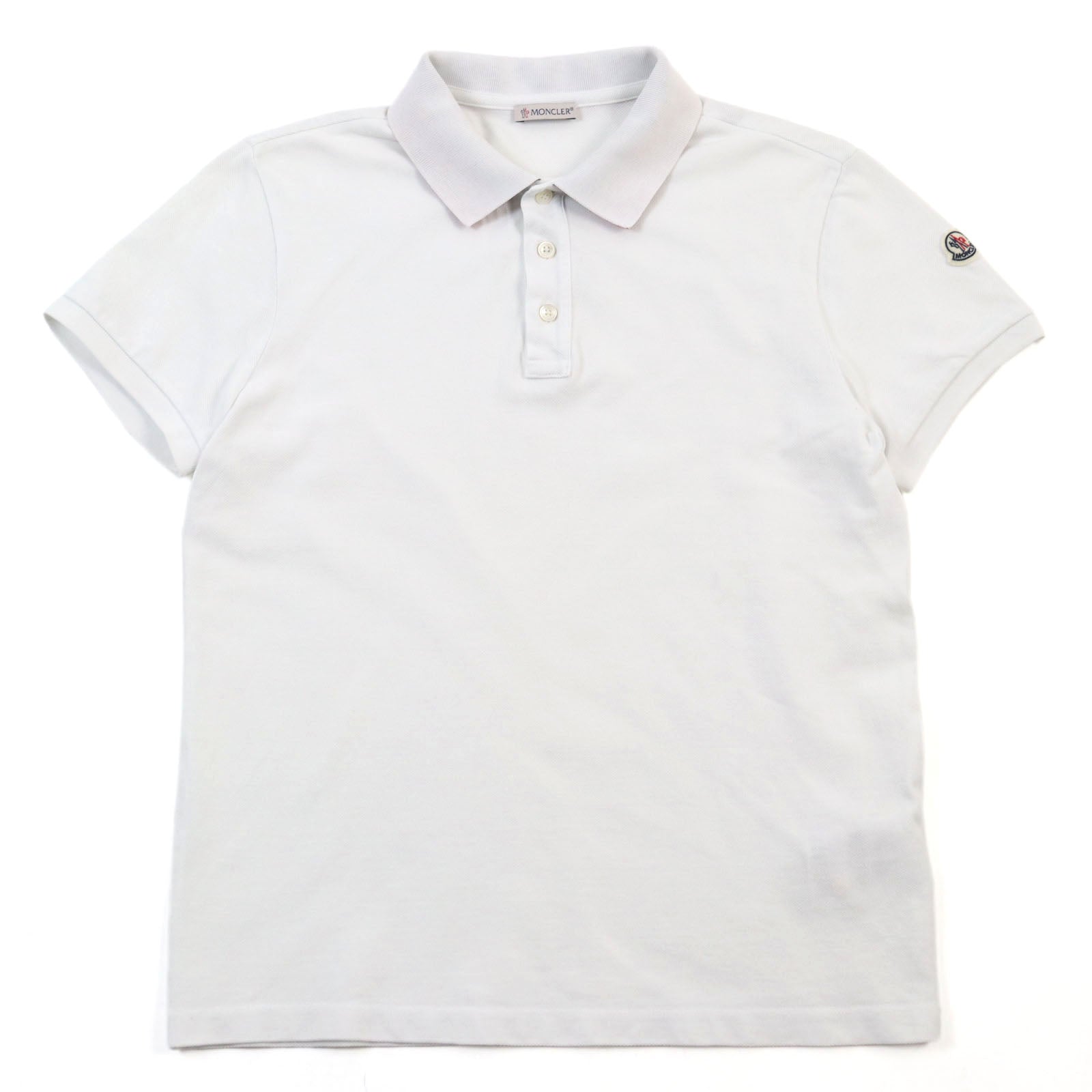 Moncler Cotton Polo Shirt White S