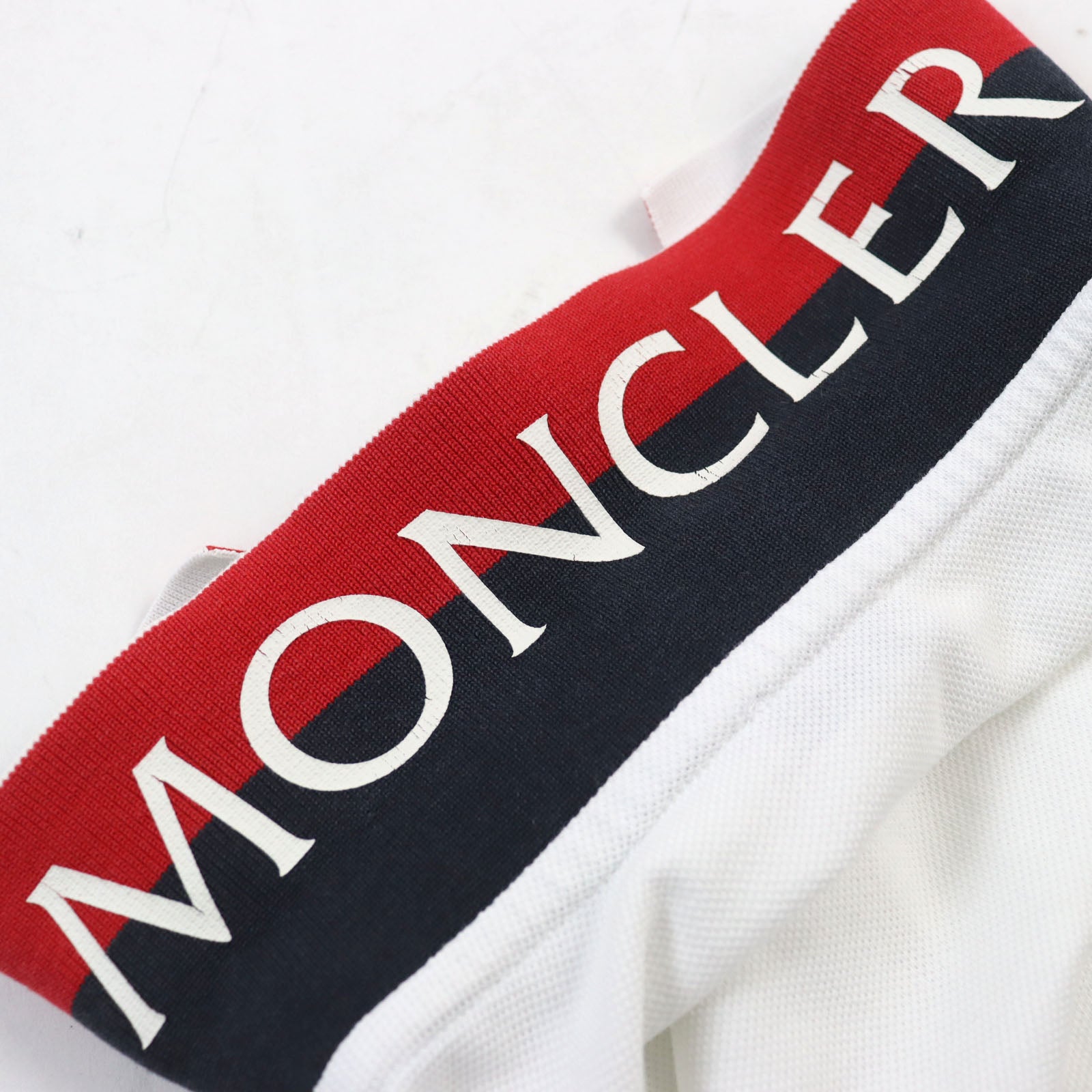 Moncler Cotton Polo Shirt White S