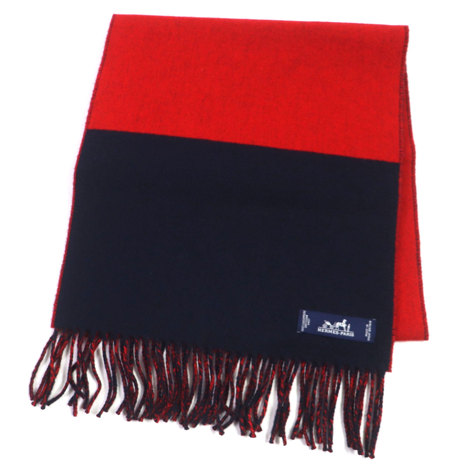 Hermes Cashmere Fringe Scarf H258091S