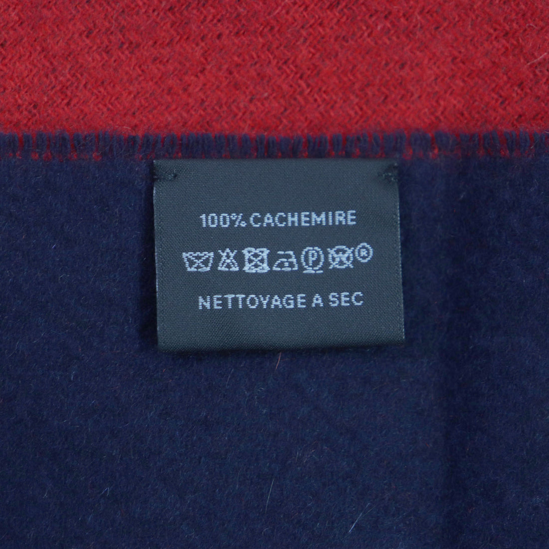 Hermes Cashmere Echarpe Fringe Scarf