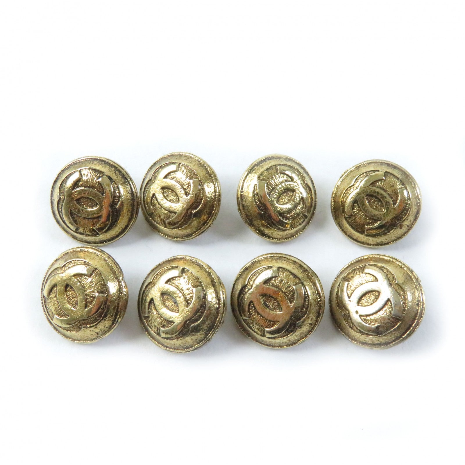 Chanel Vintage COCO Mark Buttons Set of 8