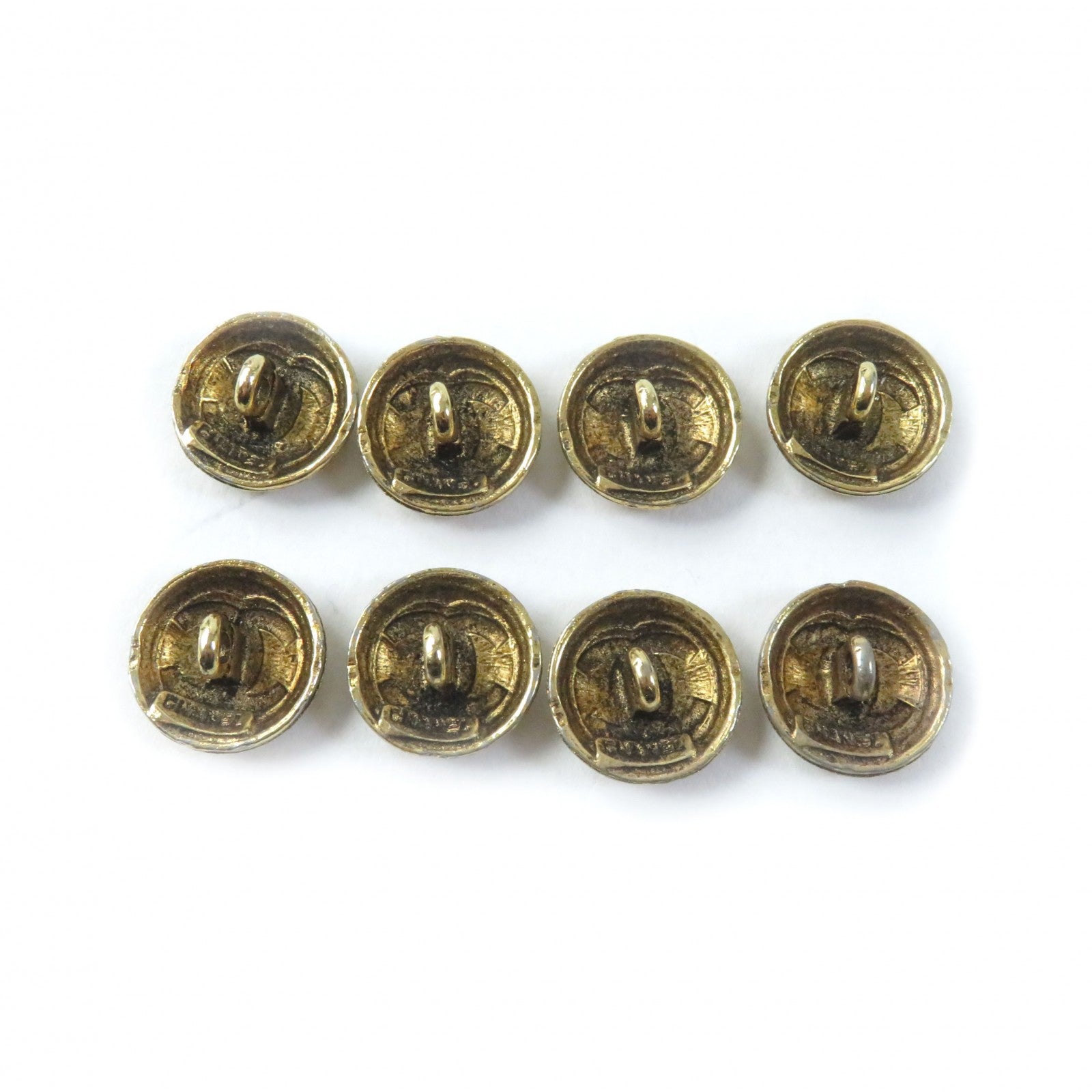 Chanel Vintage COCO Mark Buttons Set of 8