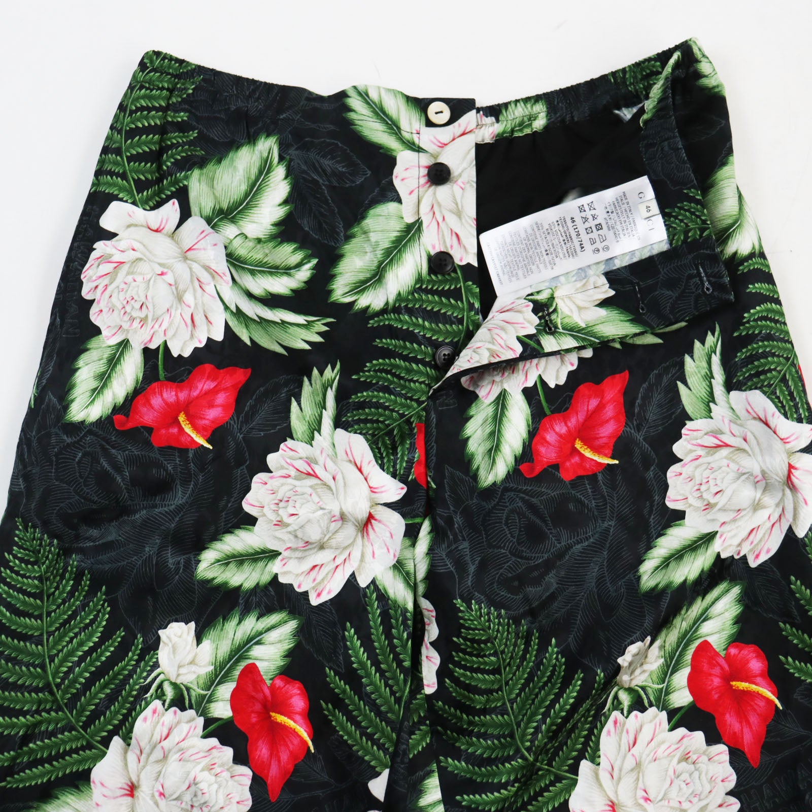 GUCCI Hawaiian Viscose Silk Floral Shorts