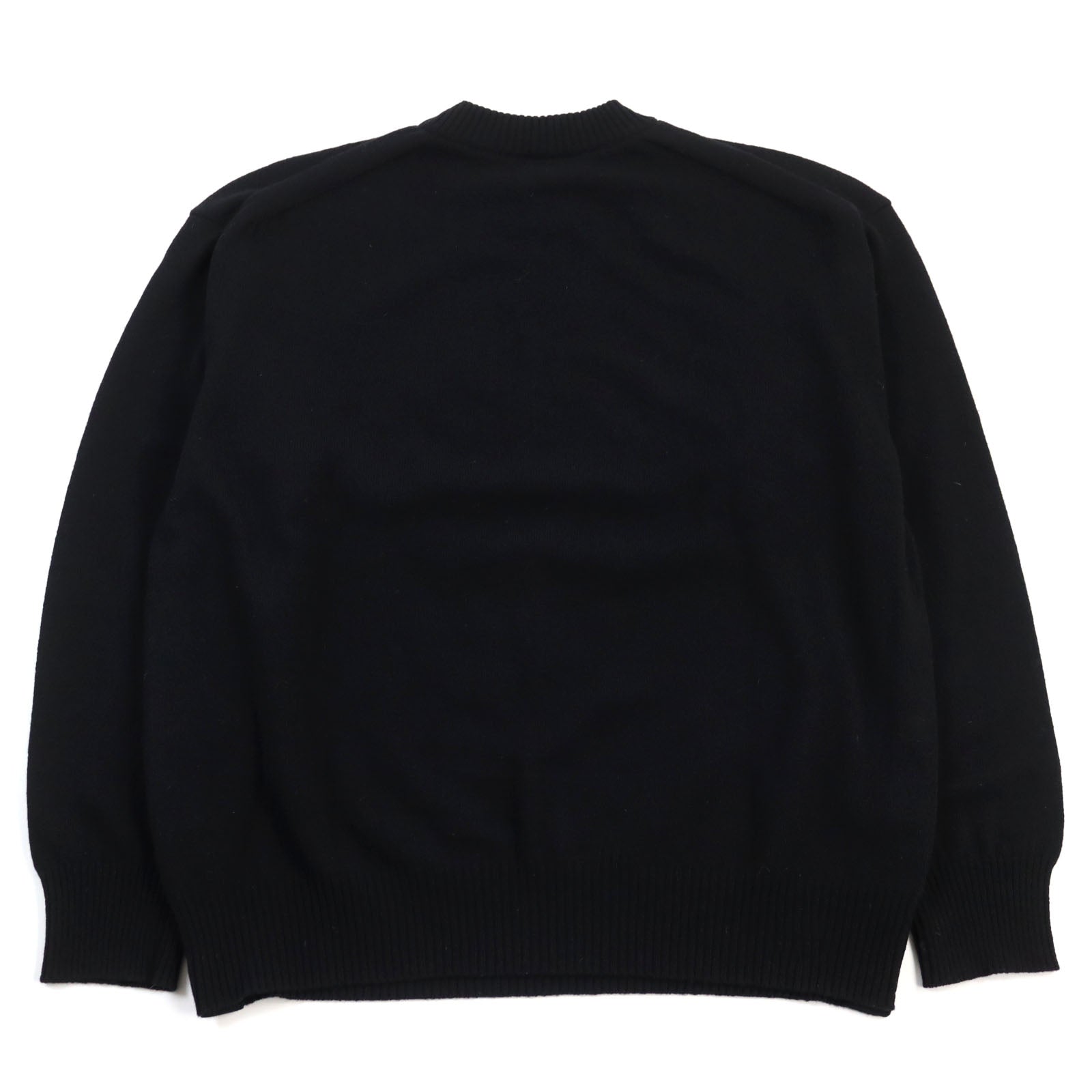 Sacai MADSAKI Embroidery Knit Pullover Black