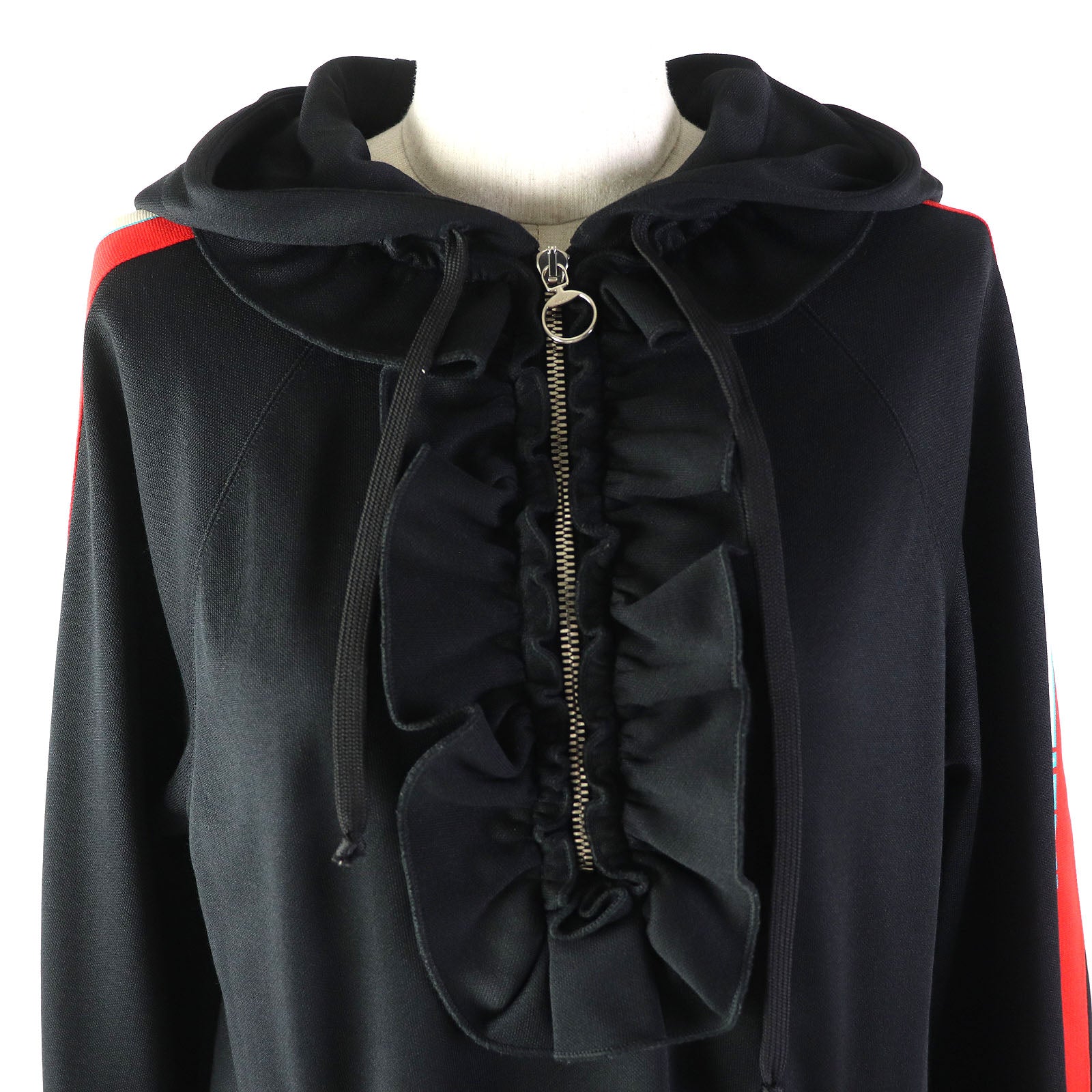 GUCCI Logo Armline Half Zip Hoodie Dress S