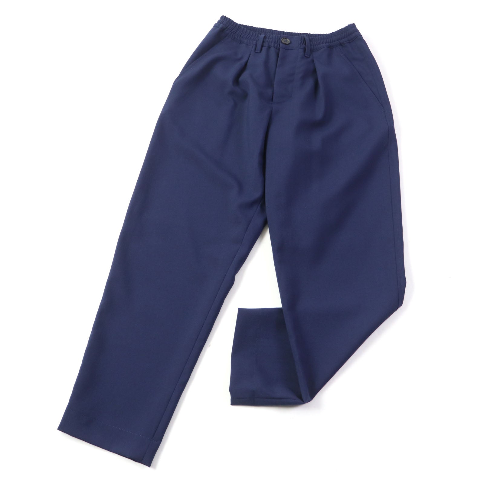 MARNI Wool Cropped Pants Navy Women