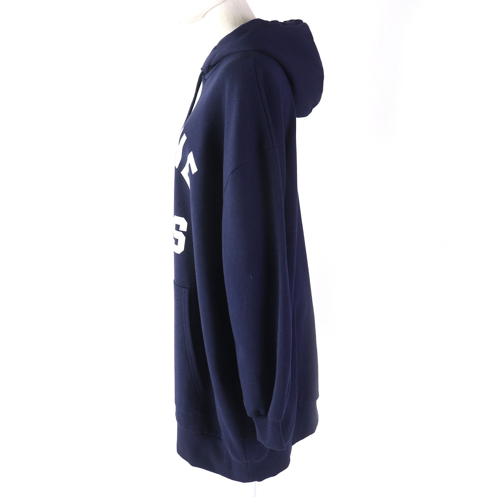 Celine Cotton Hoodie Sweatshirt Navy M