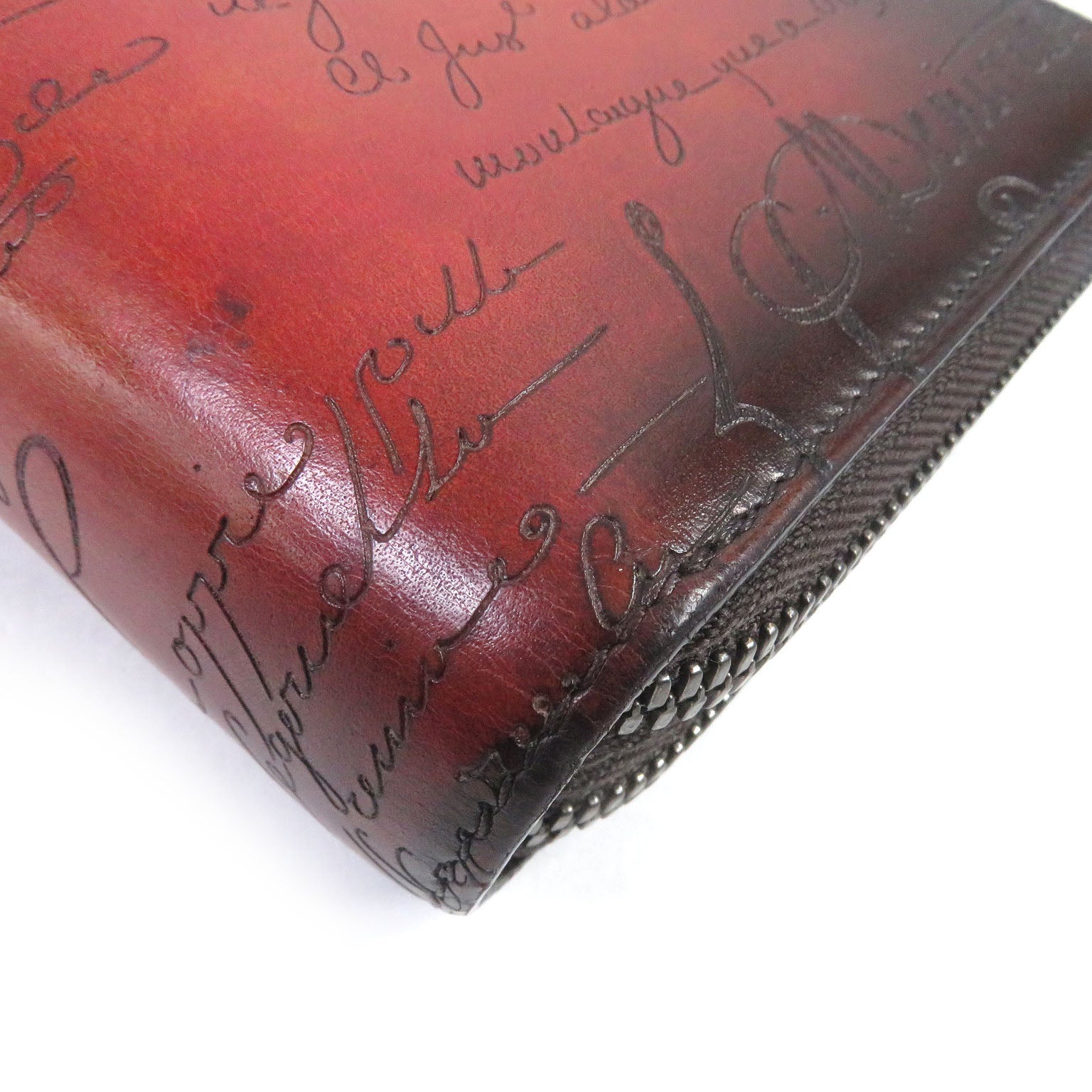 Berluti Leather Calligraphy Scritto Travel Case