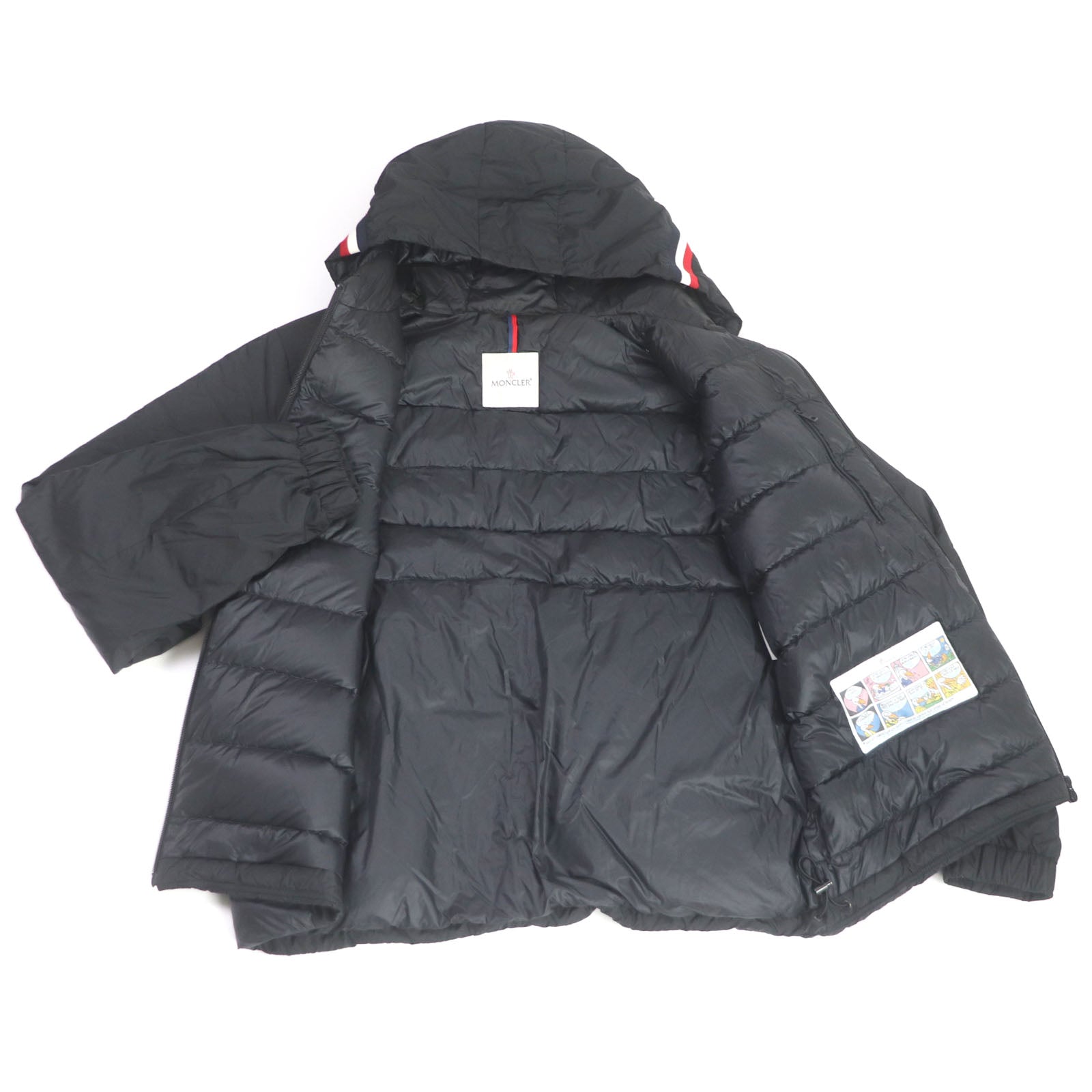 Moncler MELAMPYRE Nylon Down Jacket Black