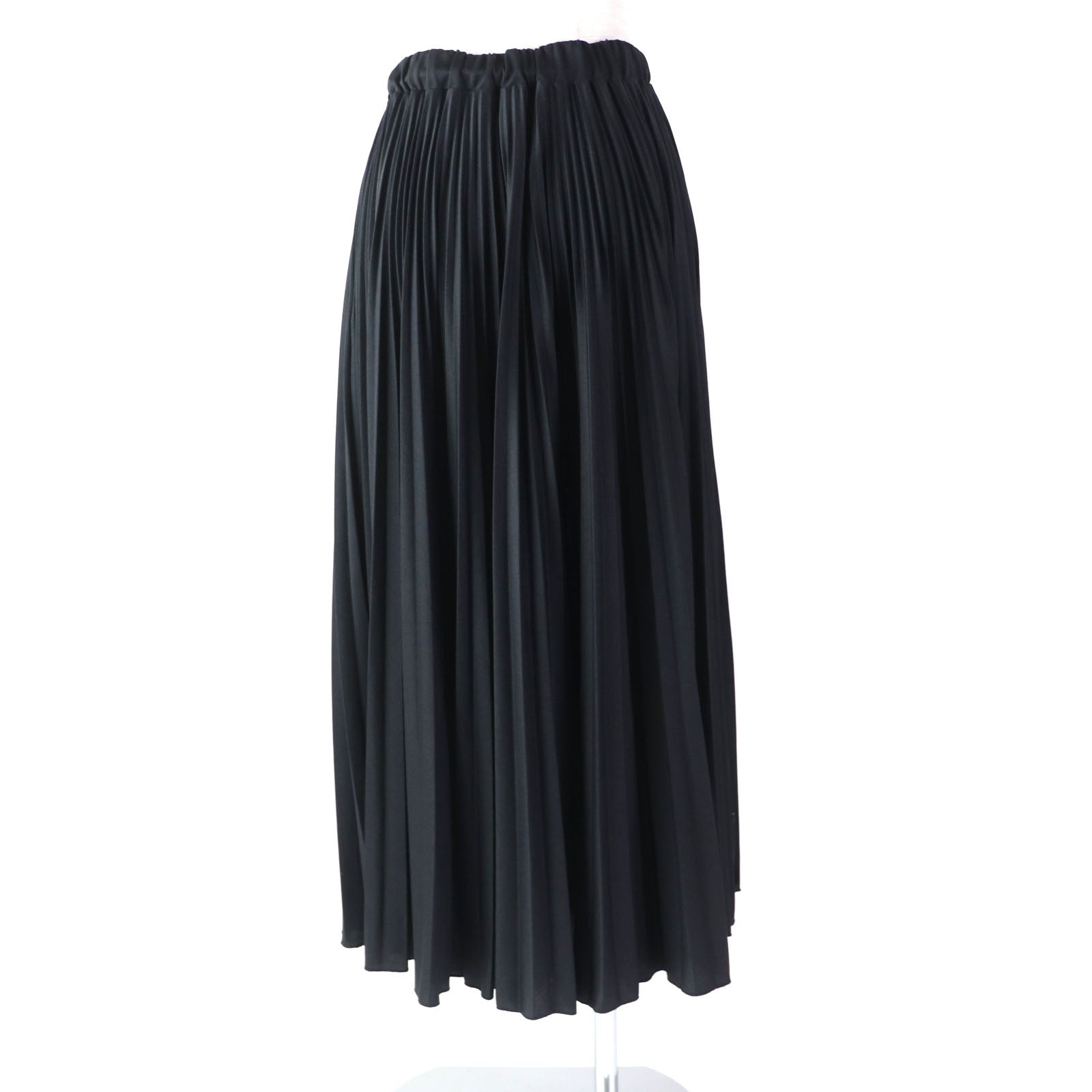 Valentino V Logo Long Flare Skirt Black XS