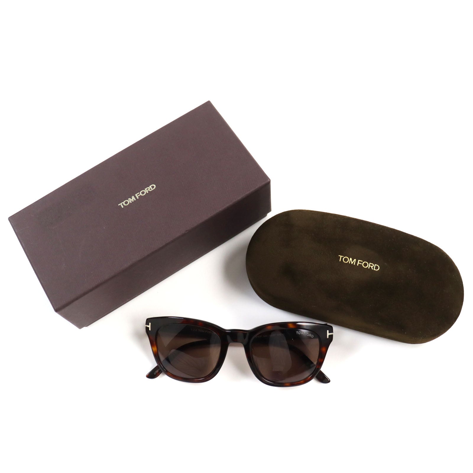 Tom Ford Eugenio T-icon Sunglasses Brown