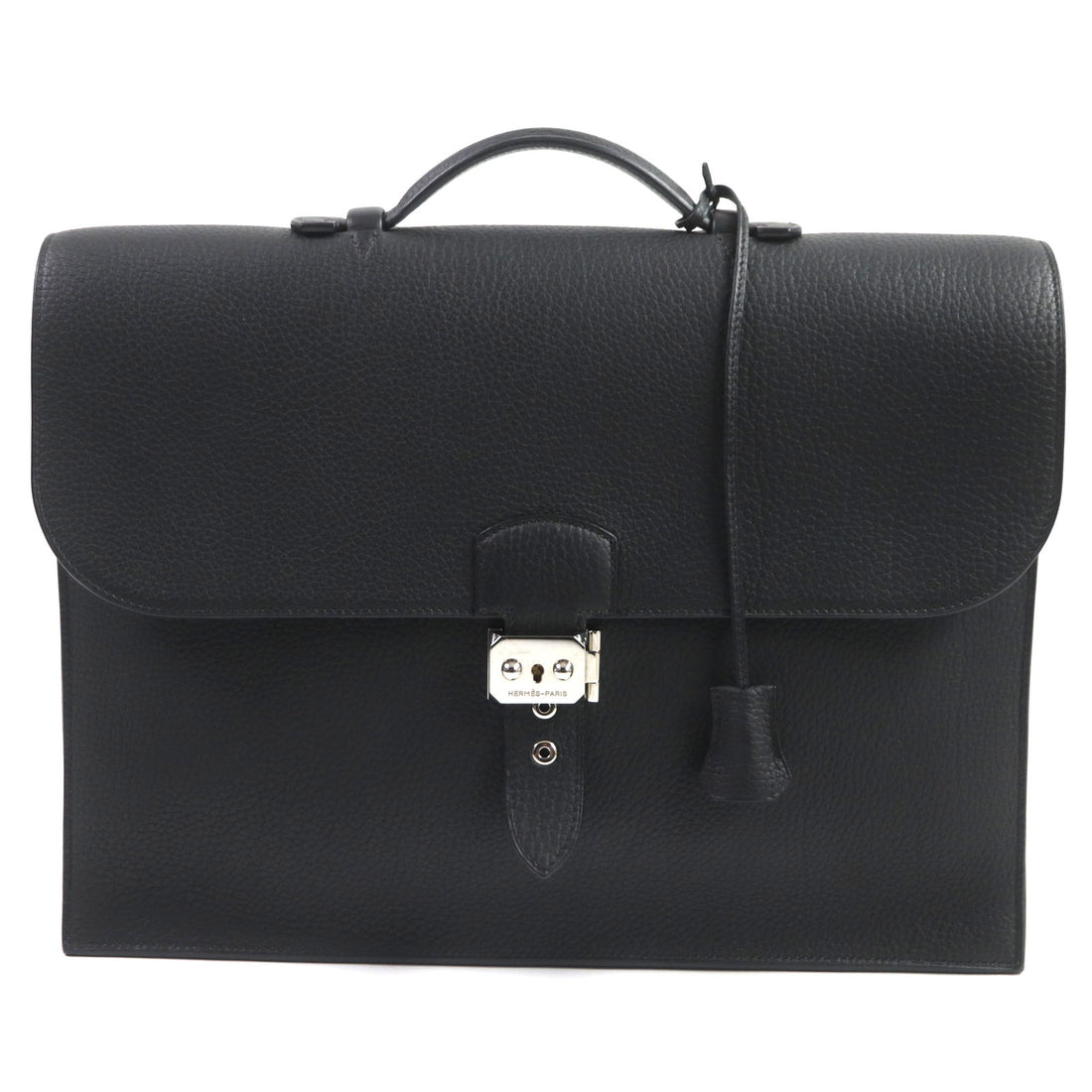 Hermes Sac Adepeche 38 Togo Leather Briefcase