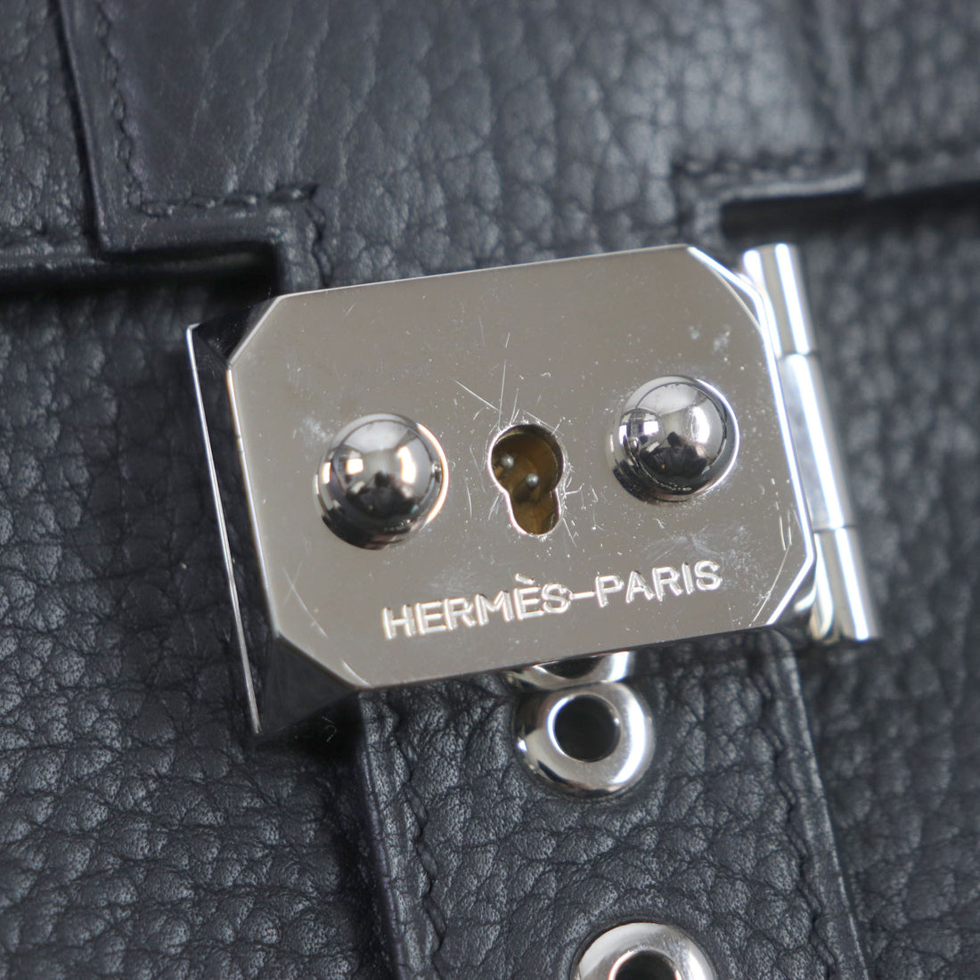 Hermes Sac Adepeche 38 Togo Leather Briefcase