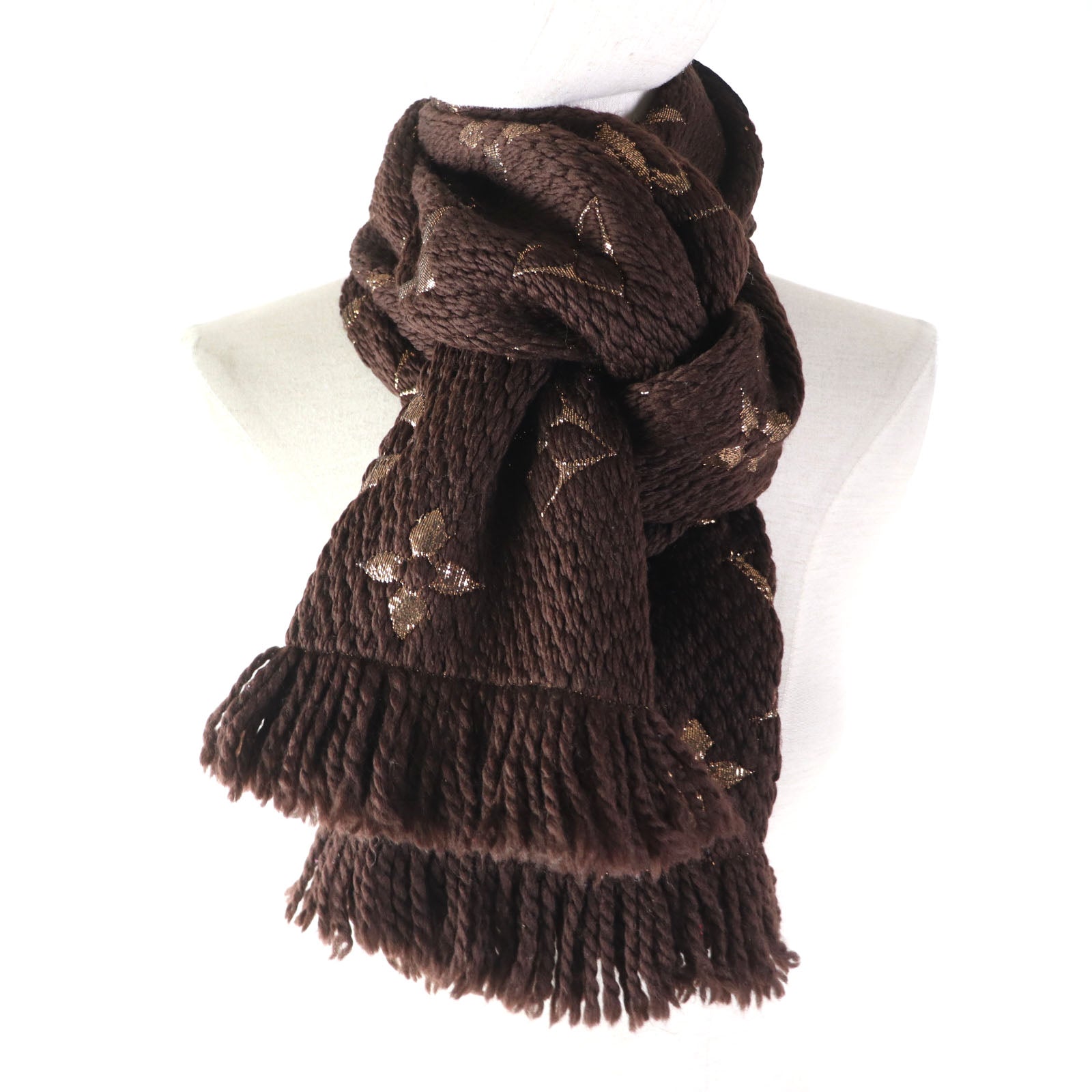 Louis Vuitton Monogram Knit Scarf M71383