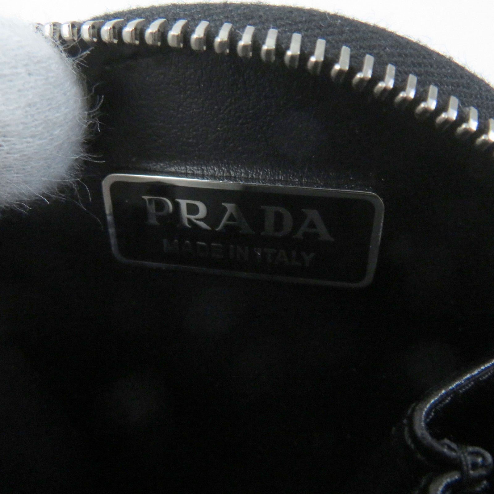 Prada Leather Zip Around Coin Case 1TL431