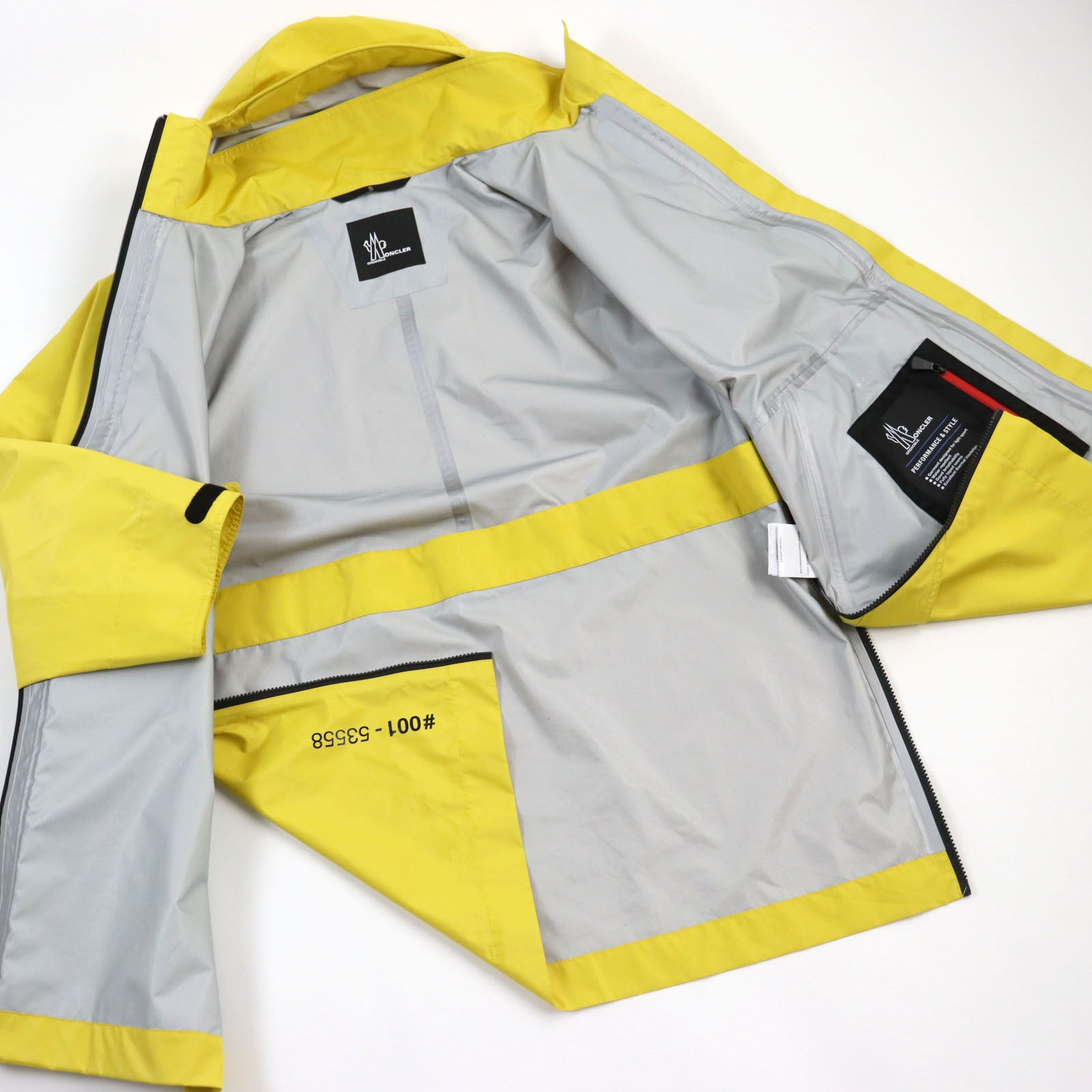 Moncler PALLENC GIUBBOTTO Nylon Jacket Yellow