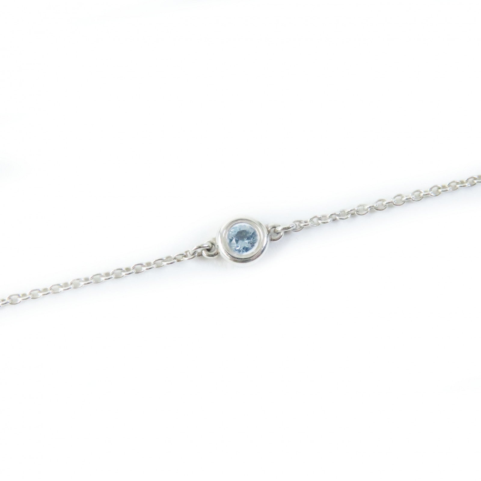 Tiffany & Co Aquamarine Chain Bracelet SV925