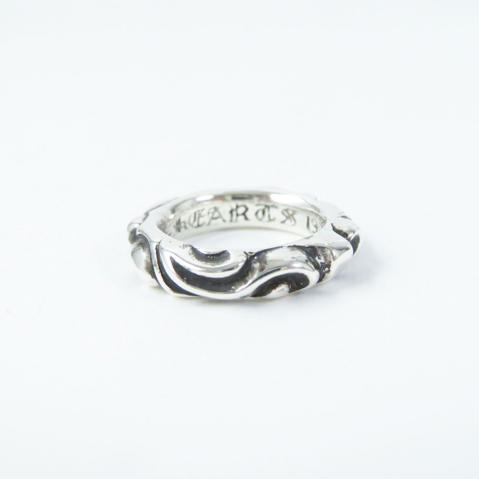 Chrome Hearts SV925 Scroll Band Ring