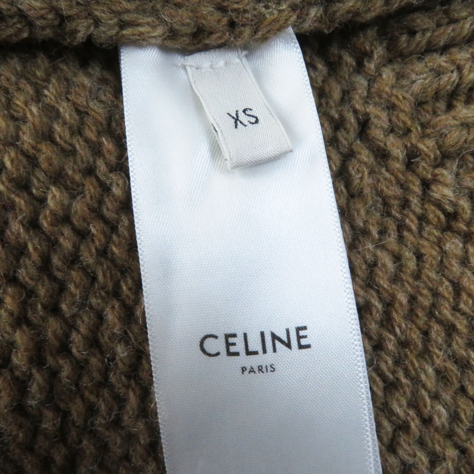 Celine Wool Fair Isle Jacquard Sweater XS