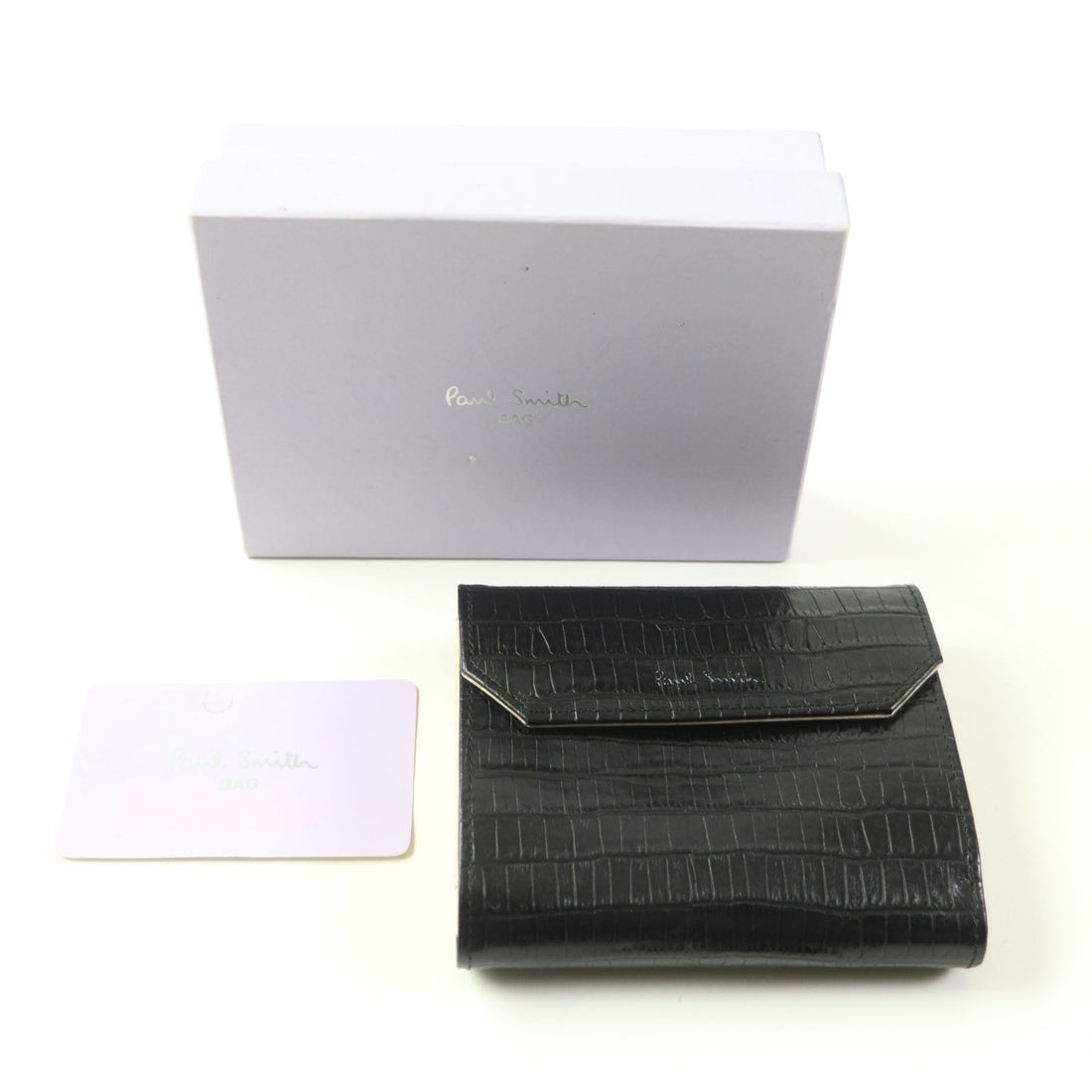 Paul Smith Leather Bifold Wallet Black