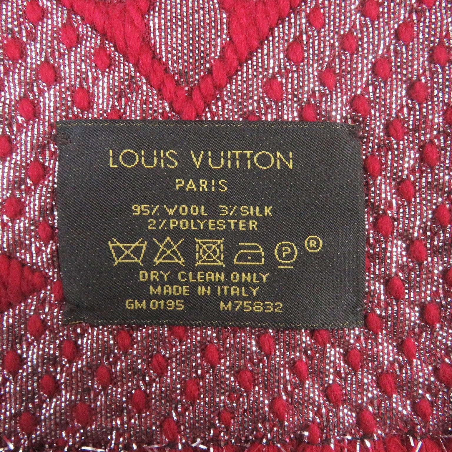 Louis Vuitton Wool Silk Scarf M75832