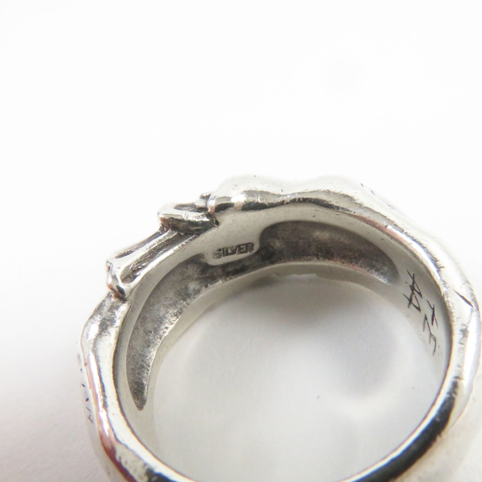 SV925 Silver Bloody Mary Ring