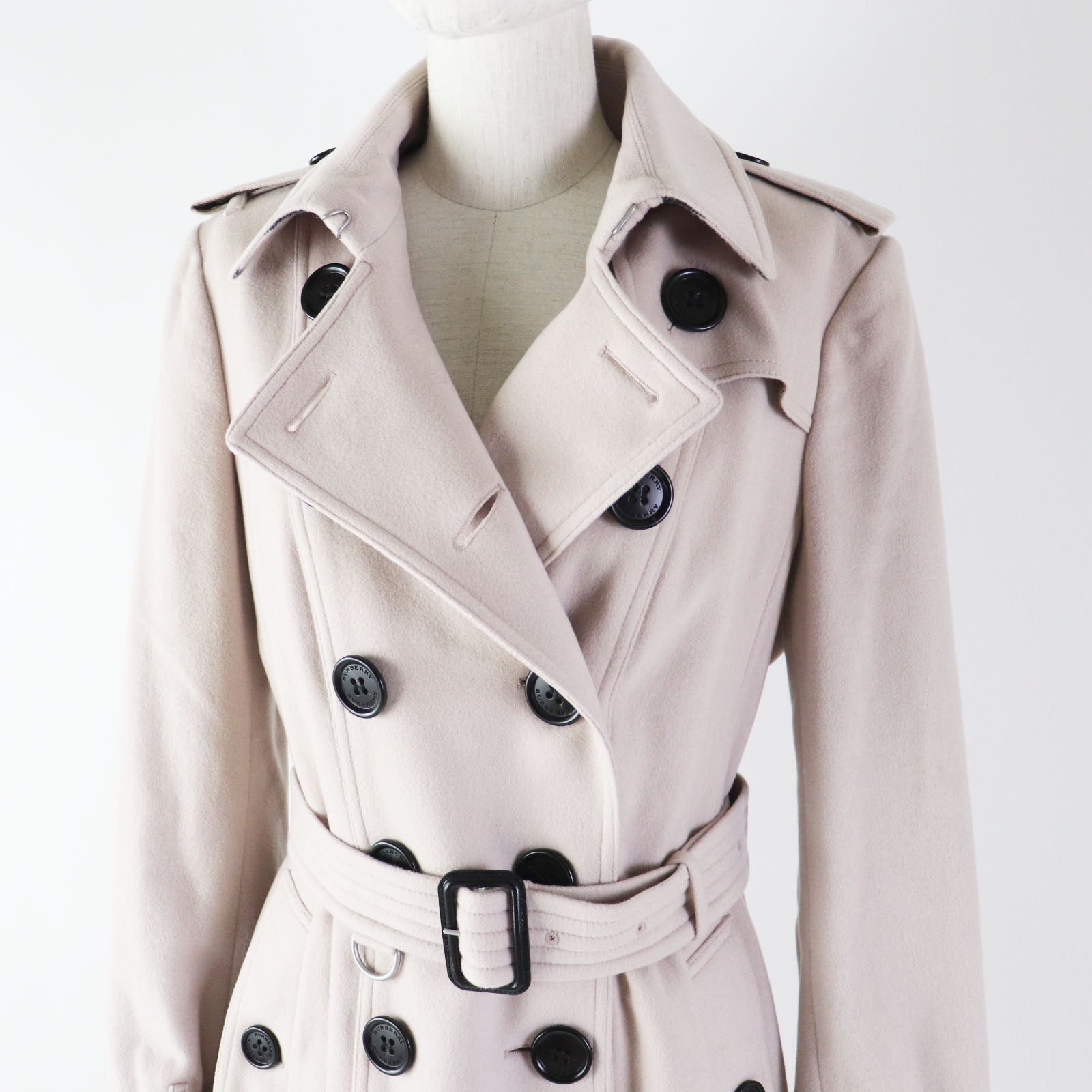 Burberry Sandringham Cashmere Trench Coat Women