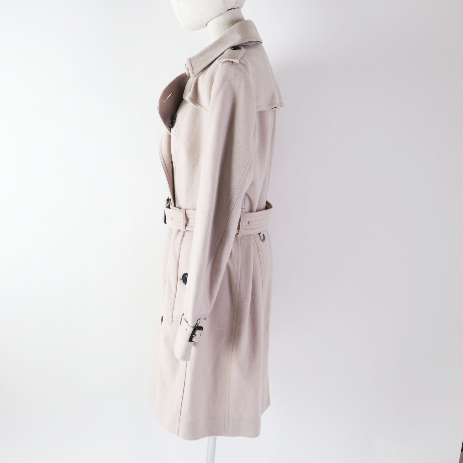 Burberry Sandringham Cashmere Trench Coat Women