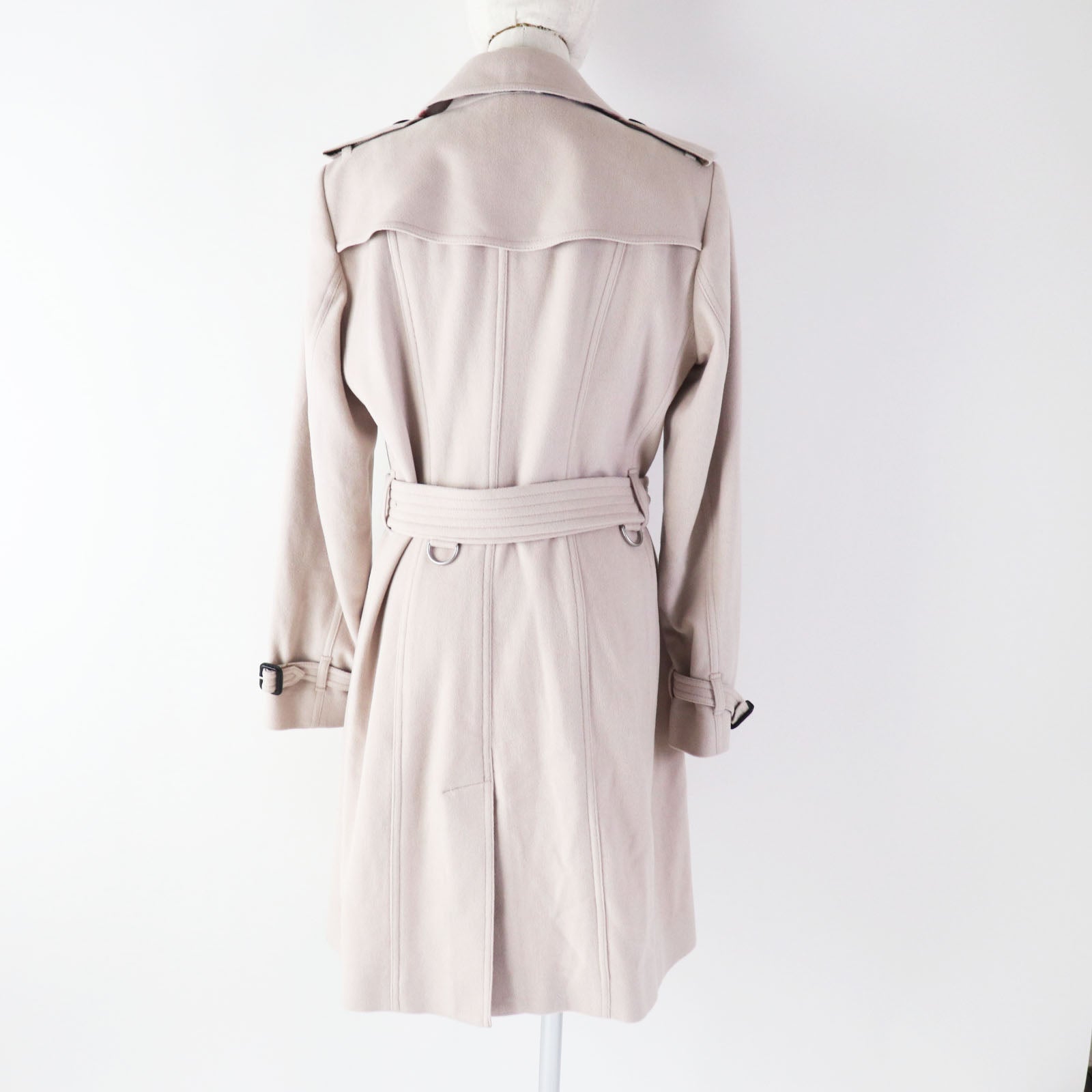 Burberry Sandringham Cashmere Trench Coat Women