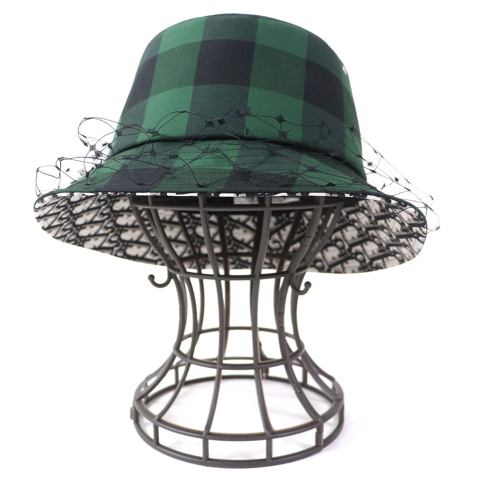 Dior TEDDY-D Bob Hat Trotter Check Bucket