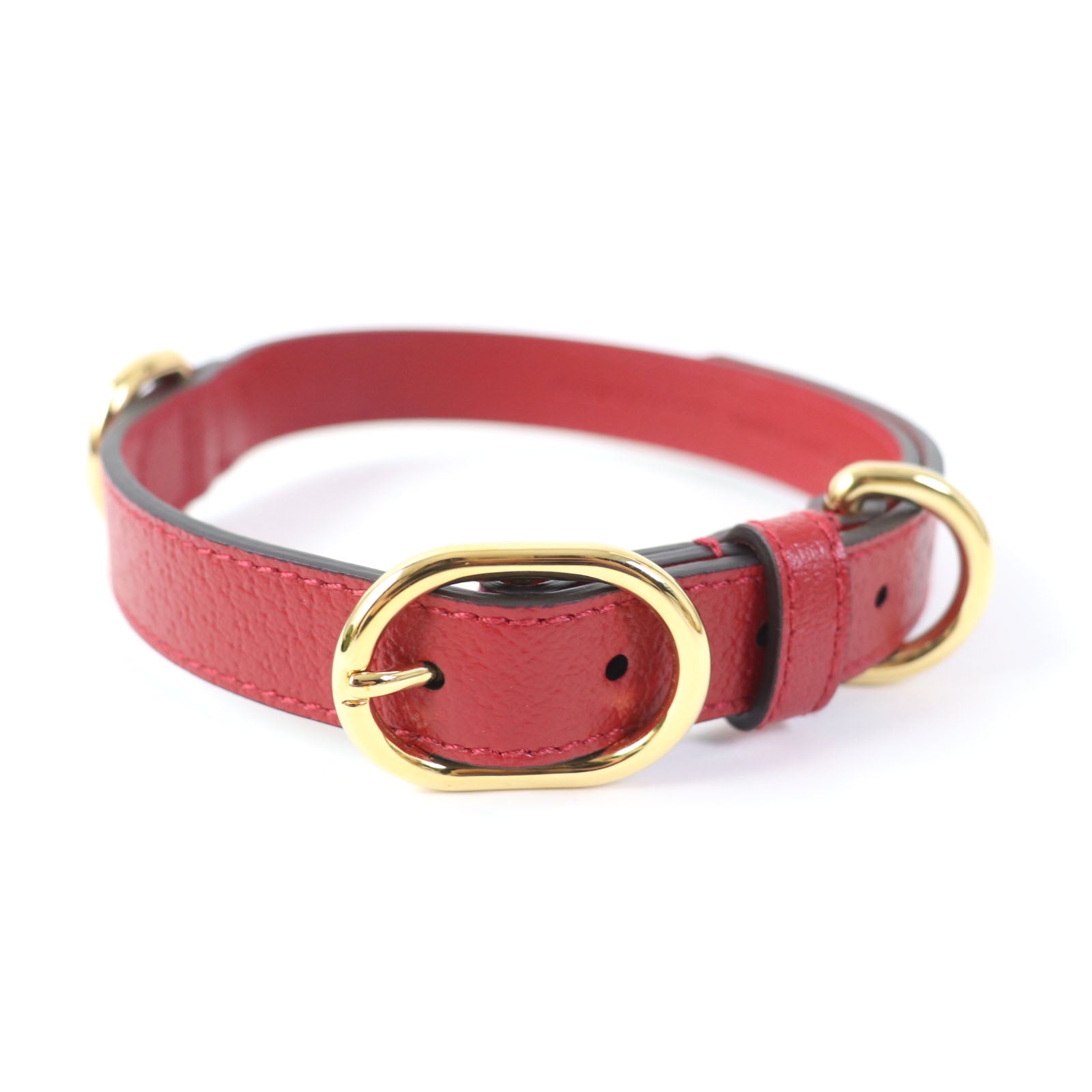 Gucci Leather Interlocking G Pet Leads and Collars