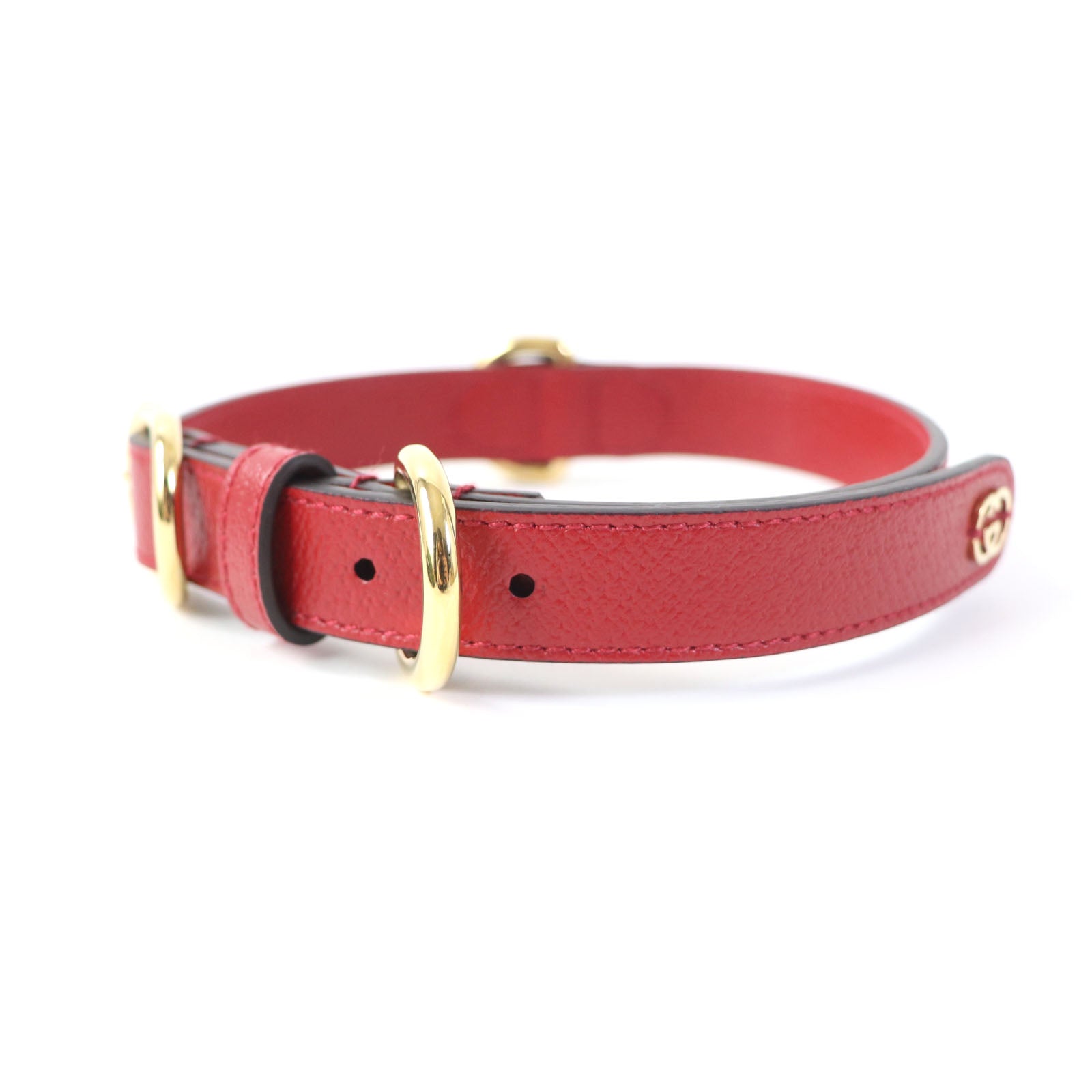 Gucci Leather Interlocking G Pet Leads and Collars