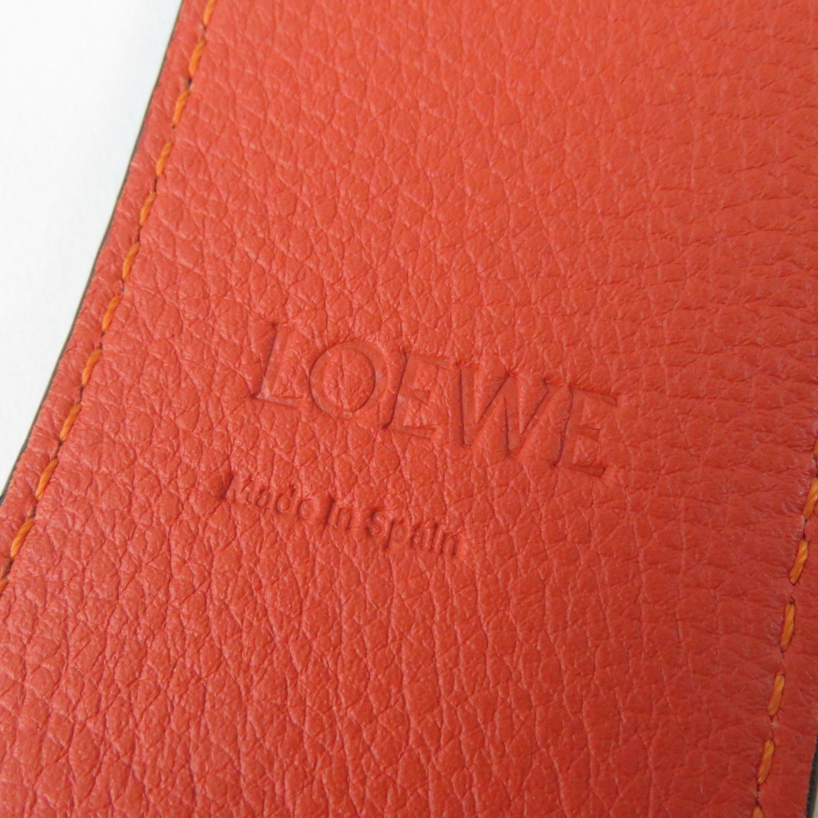 LOEWE Puzzle Leather Shoulder Bag Orange